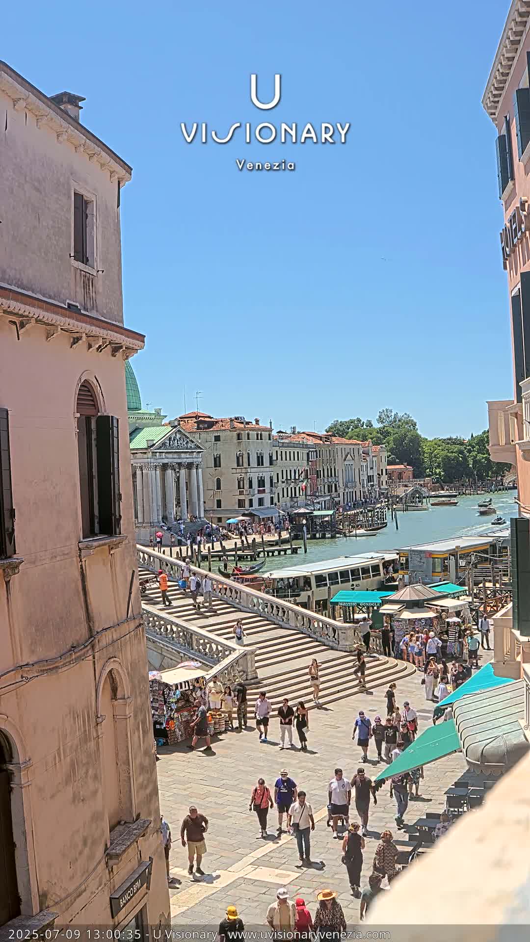 Venice, Ponte degli Scalzi Bridge & Chiesa di San Simeon Piccolo Church Live Cam - Venice, Veneto, Italy