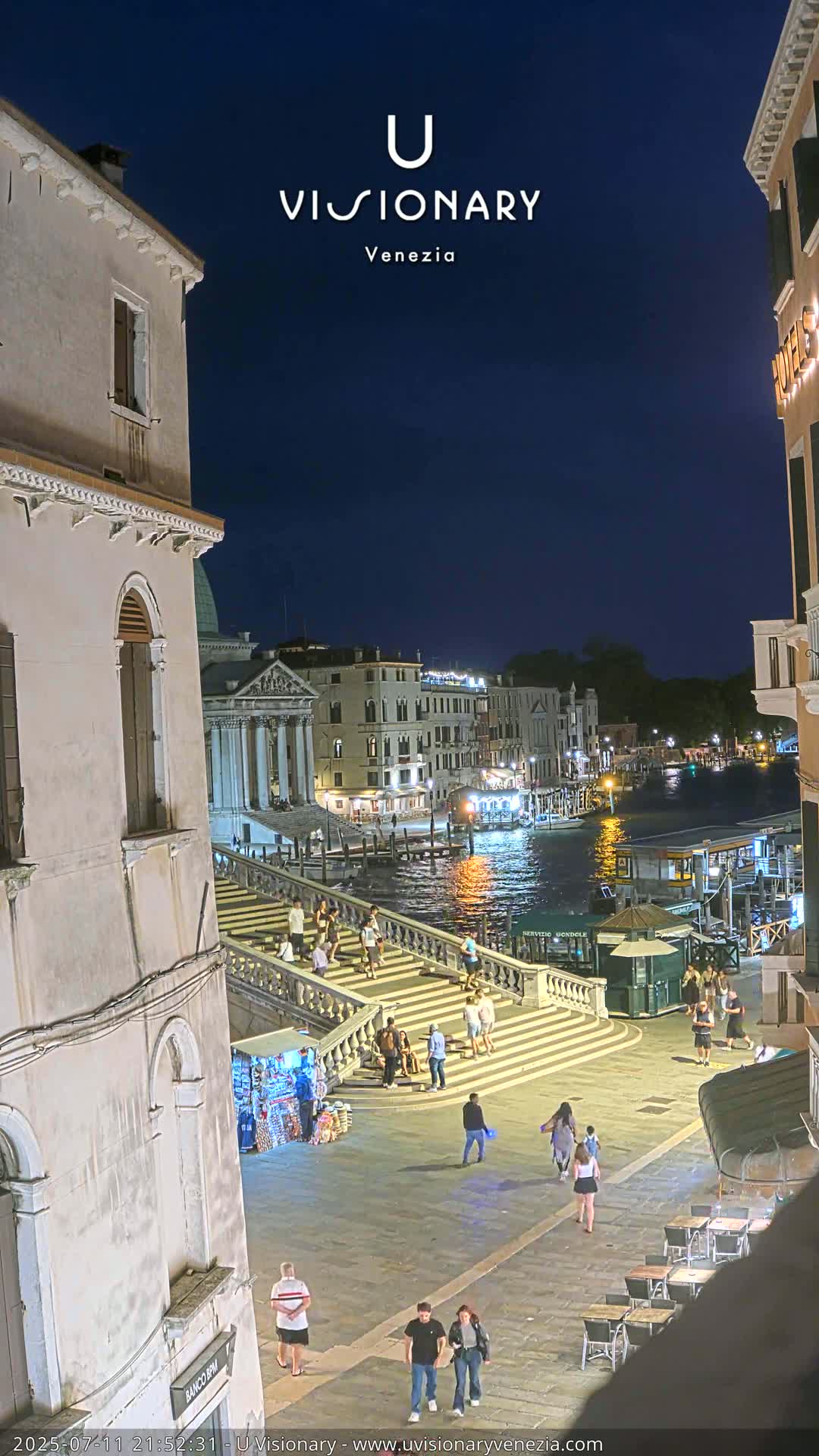 Venice, Ponte degli Scalzi Bridge & Chiesa di San Simeon Piccolo Church Live Cam - Venice, Veneto, Italy
