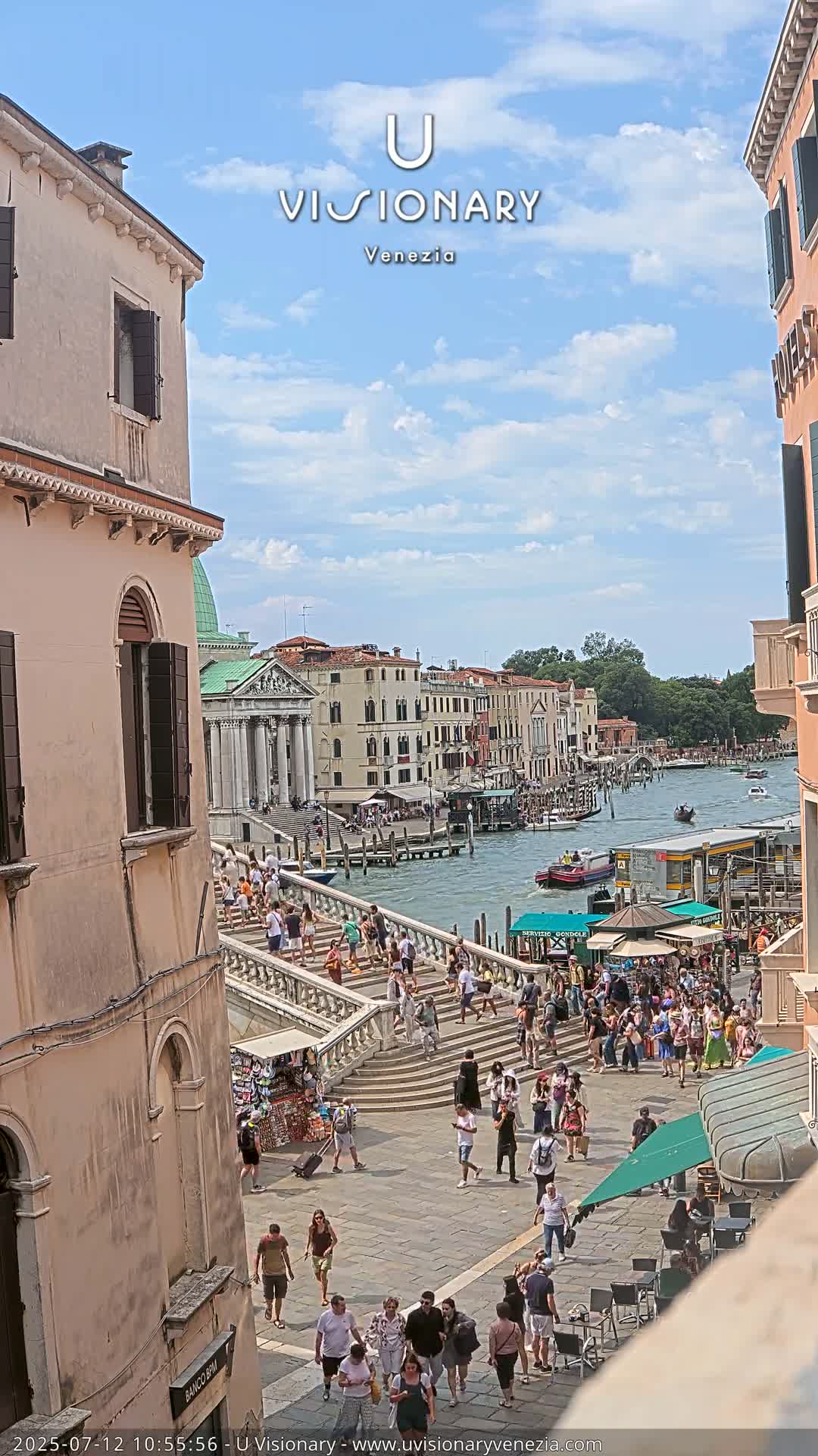 Venice, Ponte degli Scalzi Bridge & Chiesa di San Simeon Piccolo Church Live Cam - Venice, Veneto, Italy