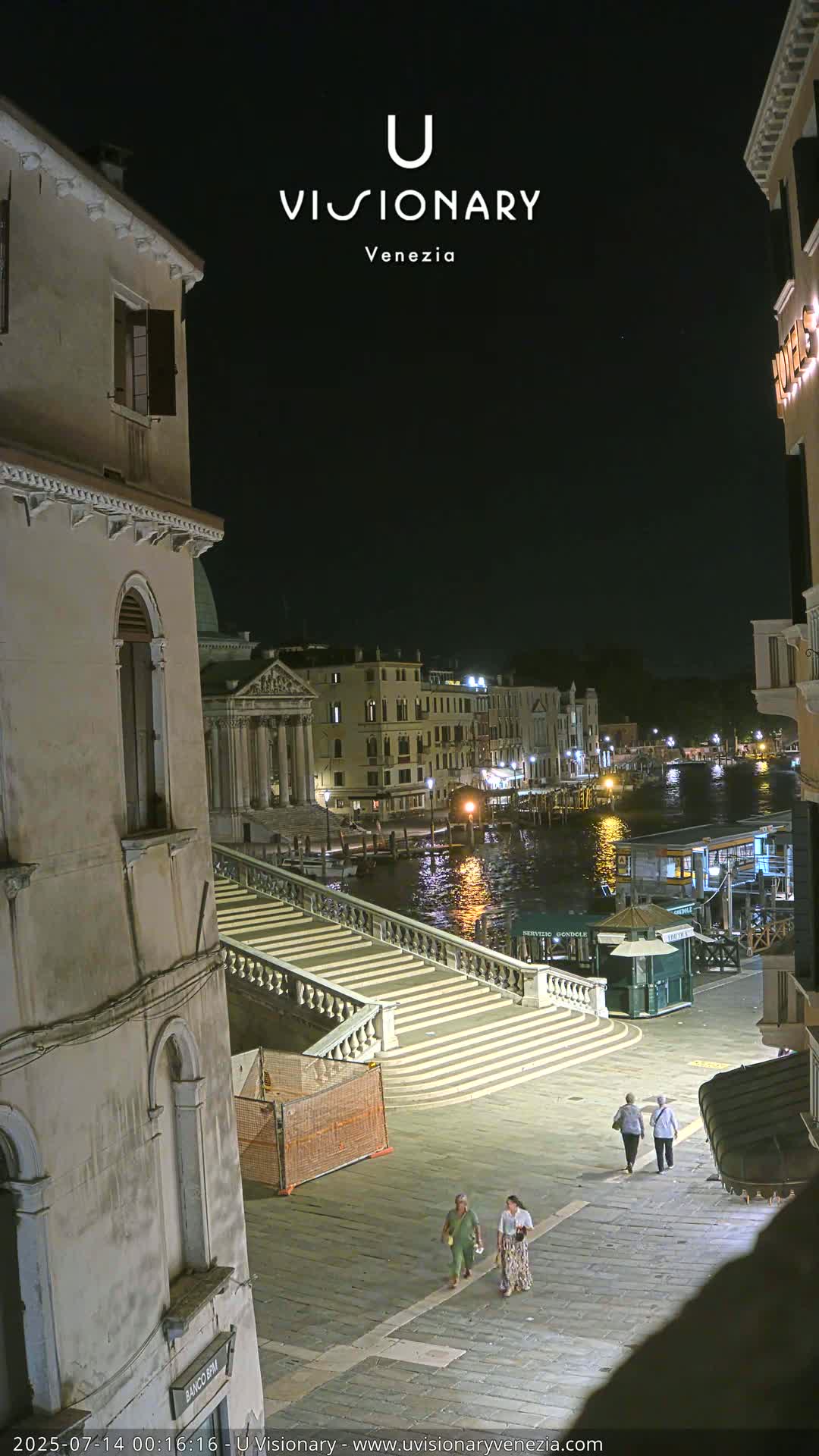 Venice, Ponte degli Scalzi Bridge & Chiesa di San Simeon Piccolo Church Live Cam - Venice, Veneto, Italy