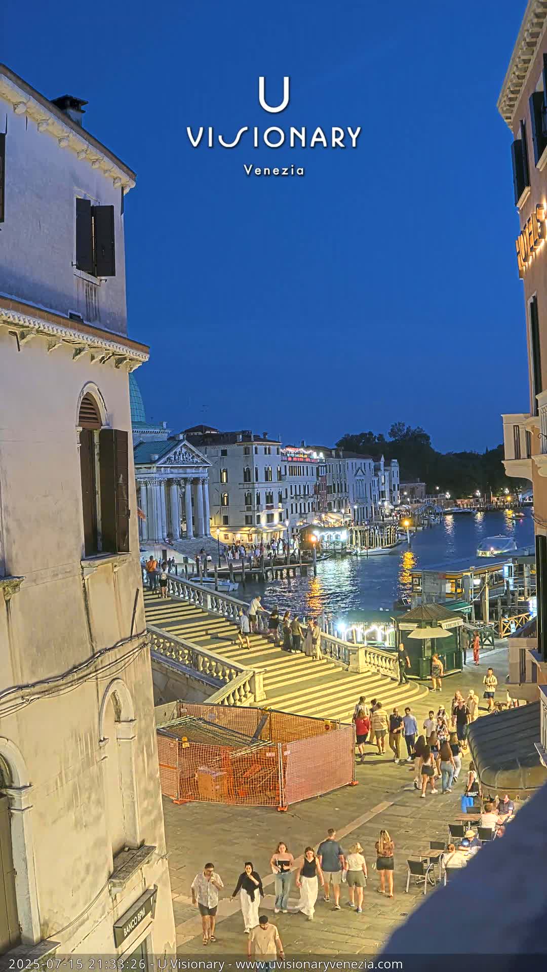 Venice, Ponte degli Scalzi Bridge & Chiesa di San Simeon Piccolo Church Live Cam - Venice, Veneto, Italy