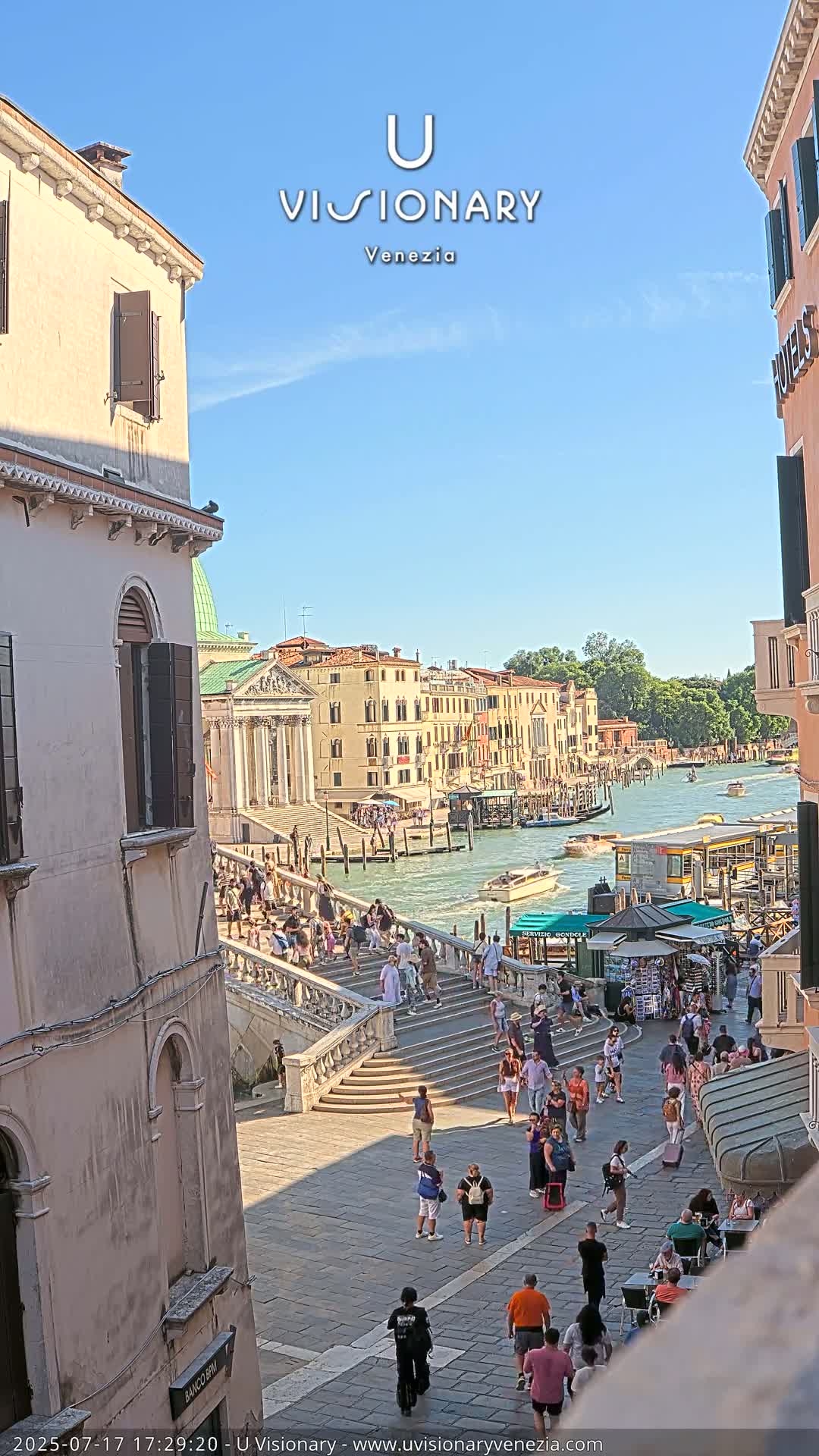 Venice, Ponte degli Scalzi Bridge & Chiesa di San Simeon Piccolo Church Live Cam - Venice, Veneto, Italy