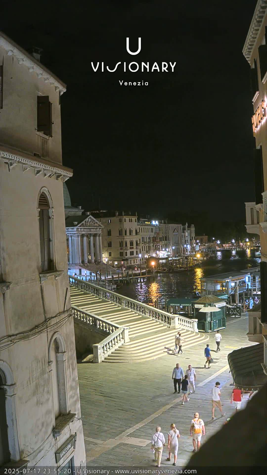 Venice, Ponte degli Scalzi Bridge & Chiesa di San Simeon Piccolo Church Live Cam - Venice, Veneto, Italy