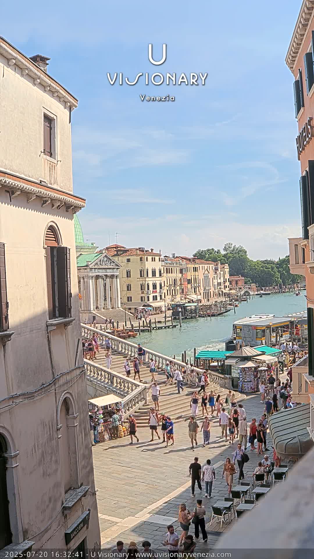 Venice, Ponte degli Scalzi Bridge & Chiesa di San Simeon Piccolo Church Live Cam - Venice, Veneto, Italy