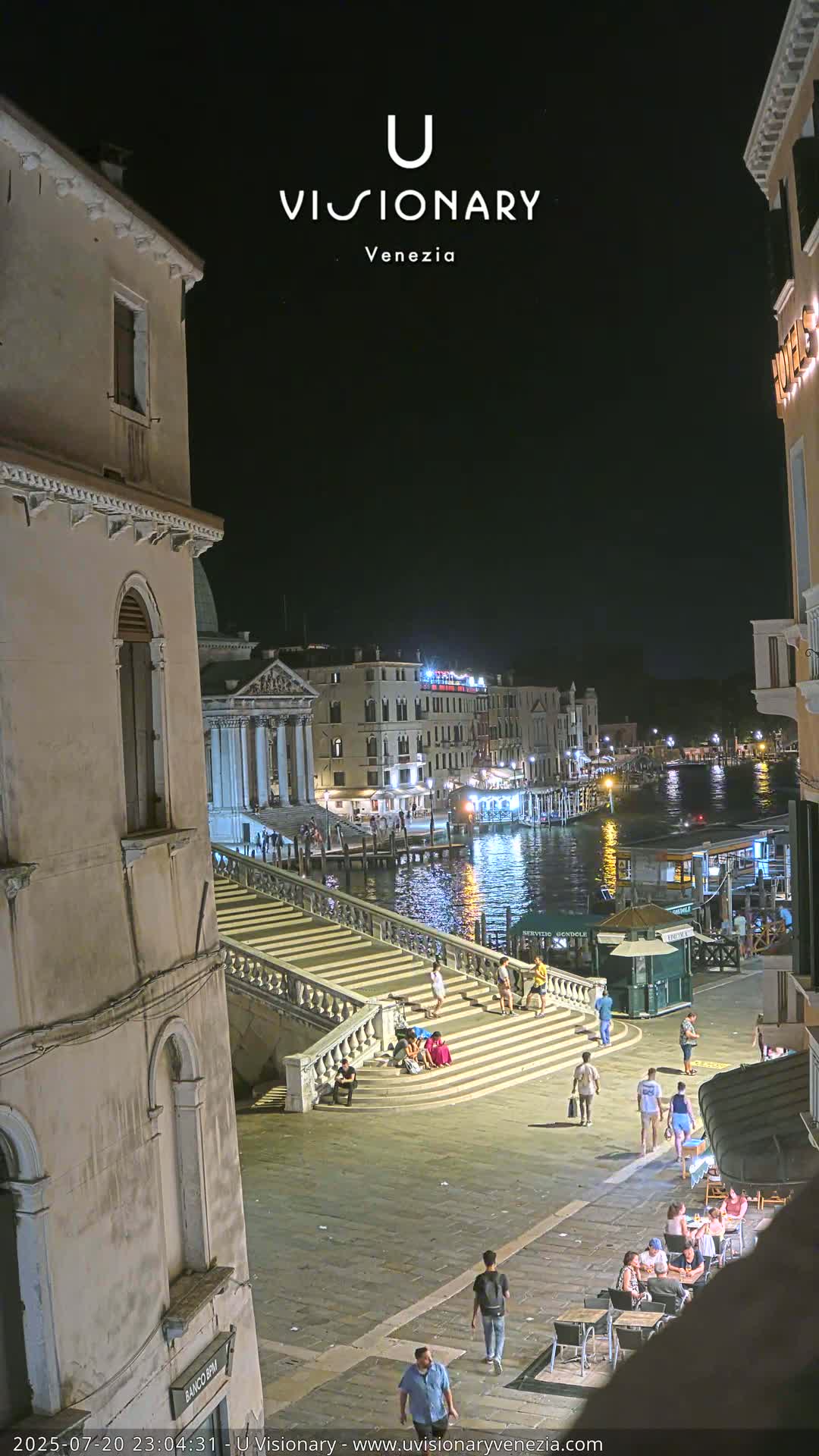 Venice, Ponte degli Scalzi Bridge & Chiesa di San Simeon Piccolo Church Live Cam - Venice, Veneto, Italy