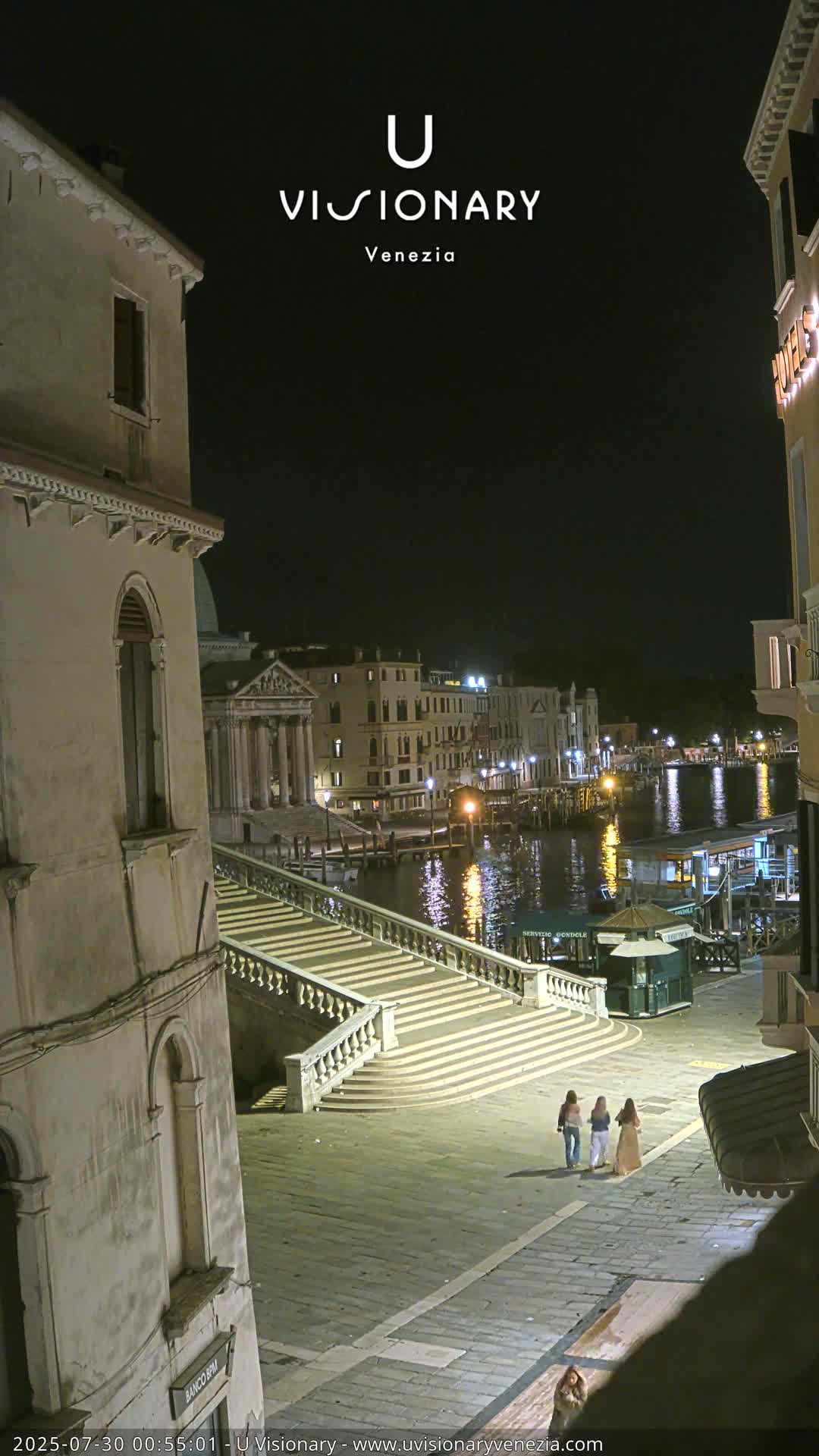 Venice, Ponte degli Scalzi Bridge & Chiesa di San Simeon Piccolo Church Live Cam - Venice, Veneto, Italy