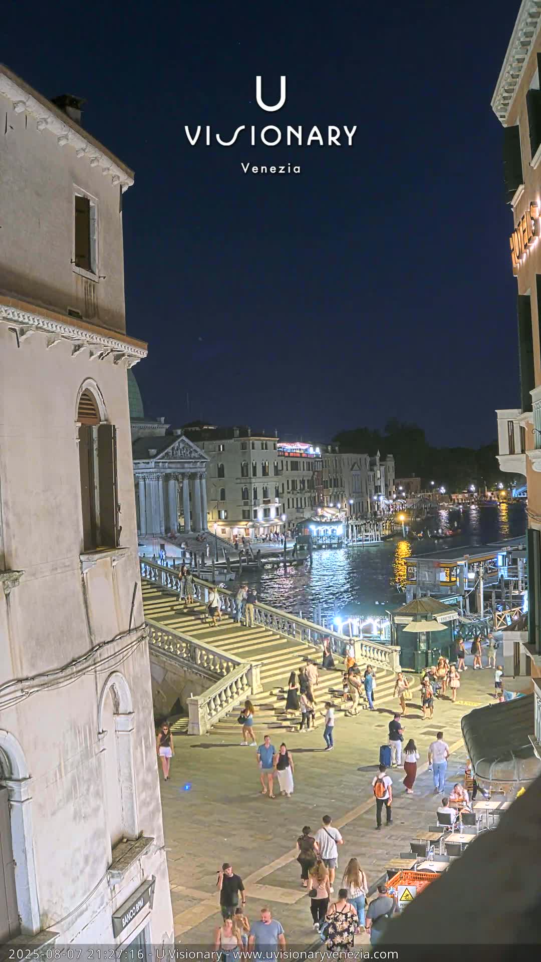 Venice, Ponte degli Scalzi Bridge & Chiesa di San Simeon Piccolo Church Live Cam - Venice, Veneto, Italy