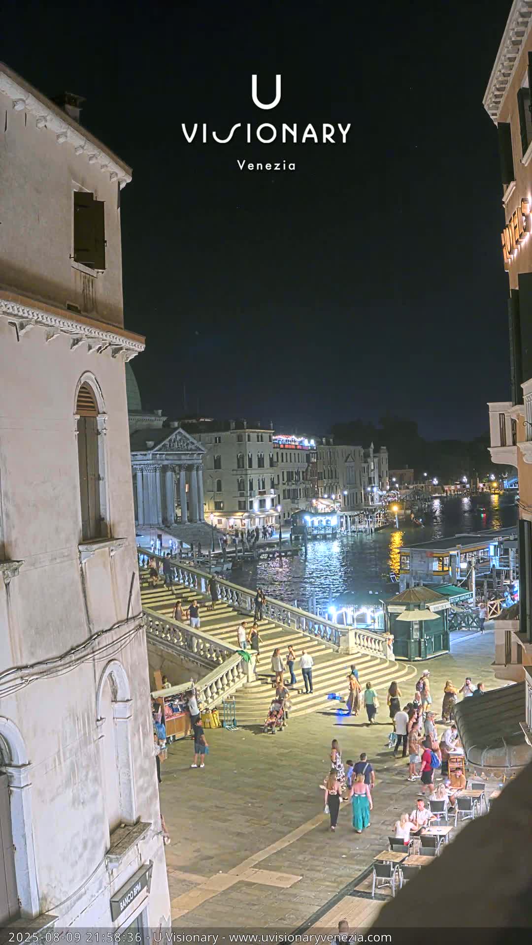 Venice, Ponte degli Scalzi Bridge & Chiesa di San Simeon Piccolo Church Live Cam - Venice, Veneto, Italy