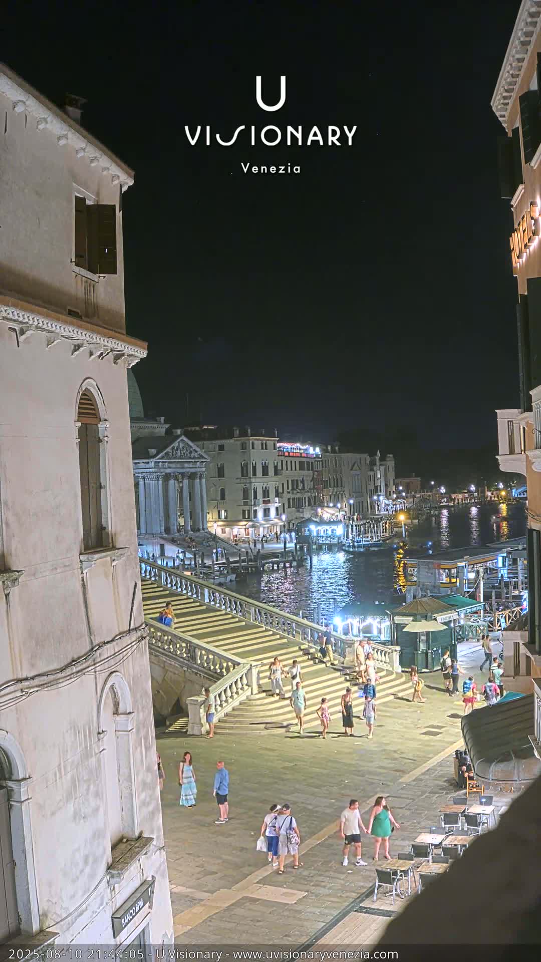 Venice, Ponte degli Scalzi Bridge & Chiesa di San Simeon Piccolo Church Live Cam - Venice, Veneto, Italy
