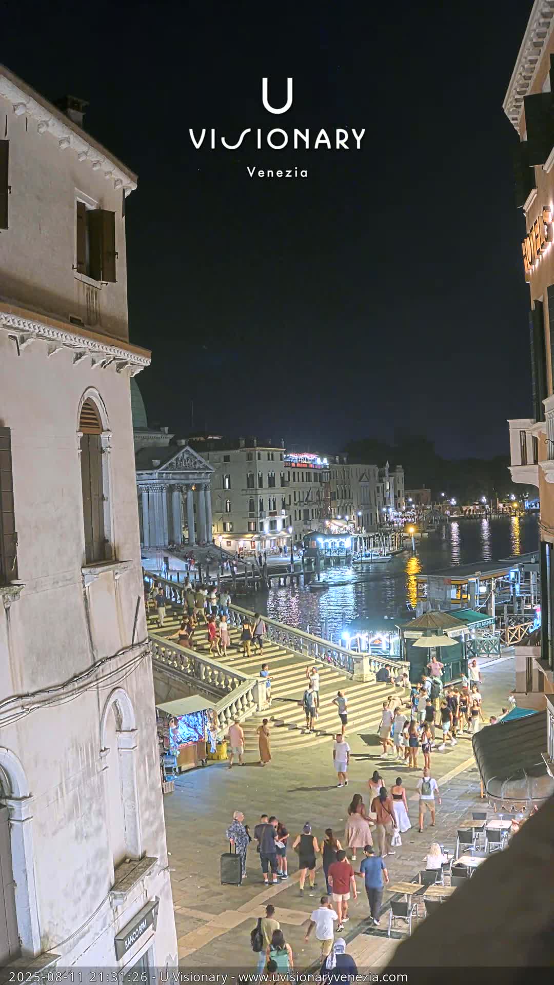 Venice, Ponte degli Scalzi Bridge & Chiesa di San Simeon Piccolo Church Live Cam - Venice, Veneto, Italy