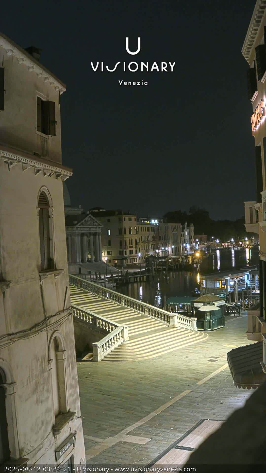 Venice, Ponte degli Scalzi Bridge & Chiesa di San Simeon Piccolo Church Live Cam - Venice, Veneto, Italy