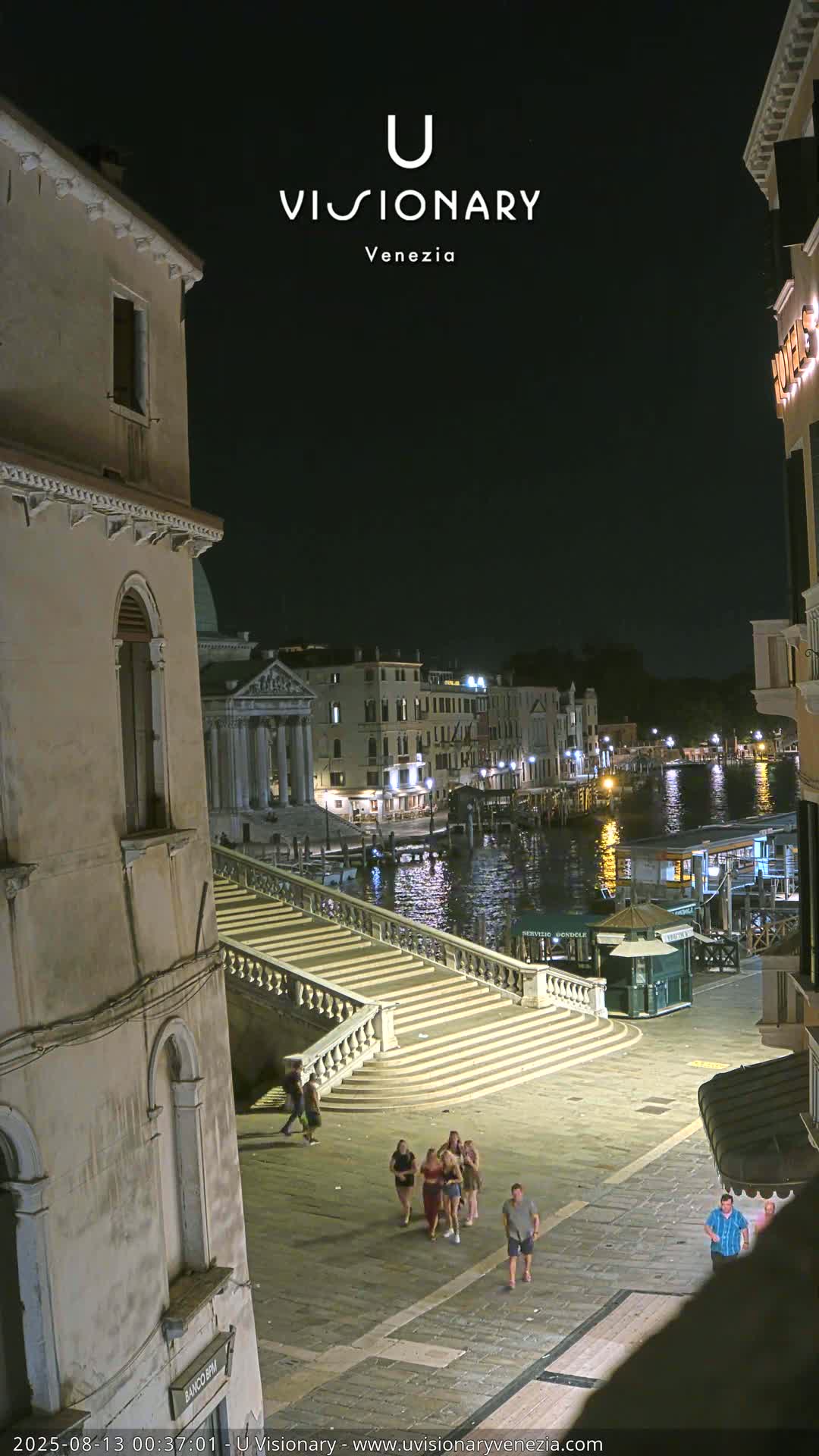 Venice, Ponte degli Scalzi Bridge & Chiesa di San Simeon Piccolo Church Live Cam - Venice, Veneto, Italy