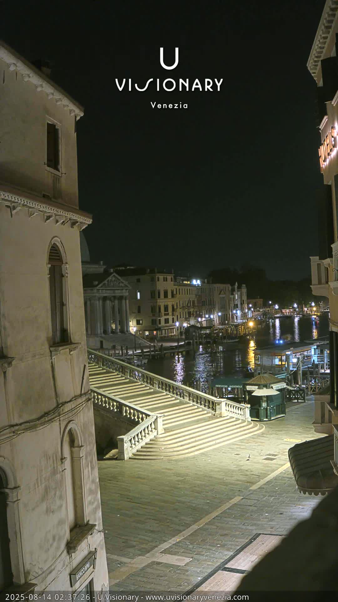 Venice, Ponte degli Scalzi Bridge & Chiesa di San Simeon Piccolo Church Live Cam - Venice, Veneto, Italy