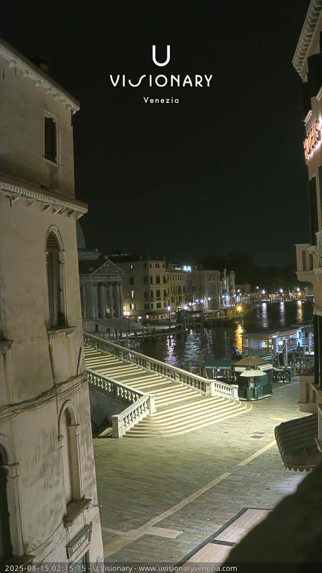 Venice, Ponte degli Scalzi Bridge & Chiesa di San Simeon Piccolo Church Live Cam - Venice, Veneto, Italy