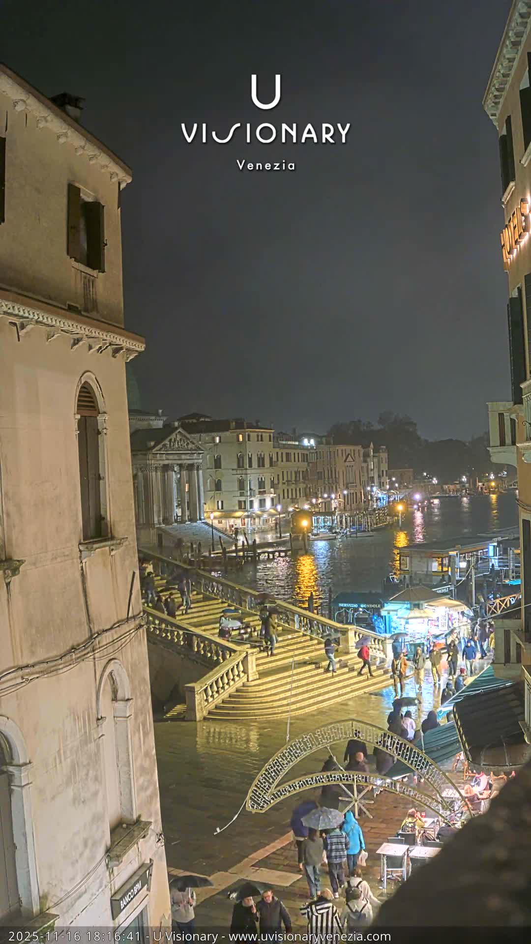 Venice, Ponte degli Scalzi Bridge & Chiesa di San Simeon Piccolo Church Live Cam - Venice, Veneto, Italy