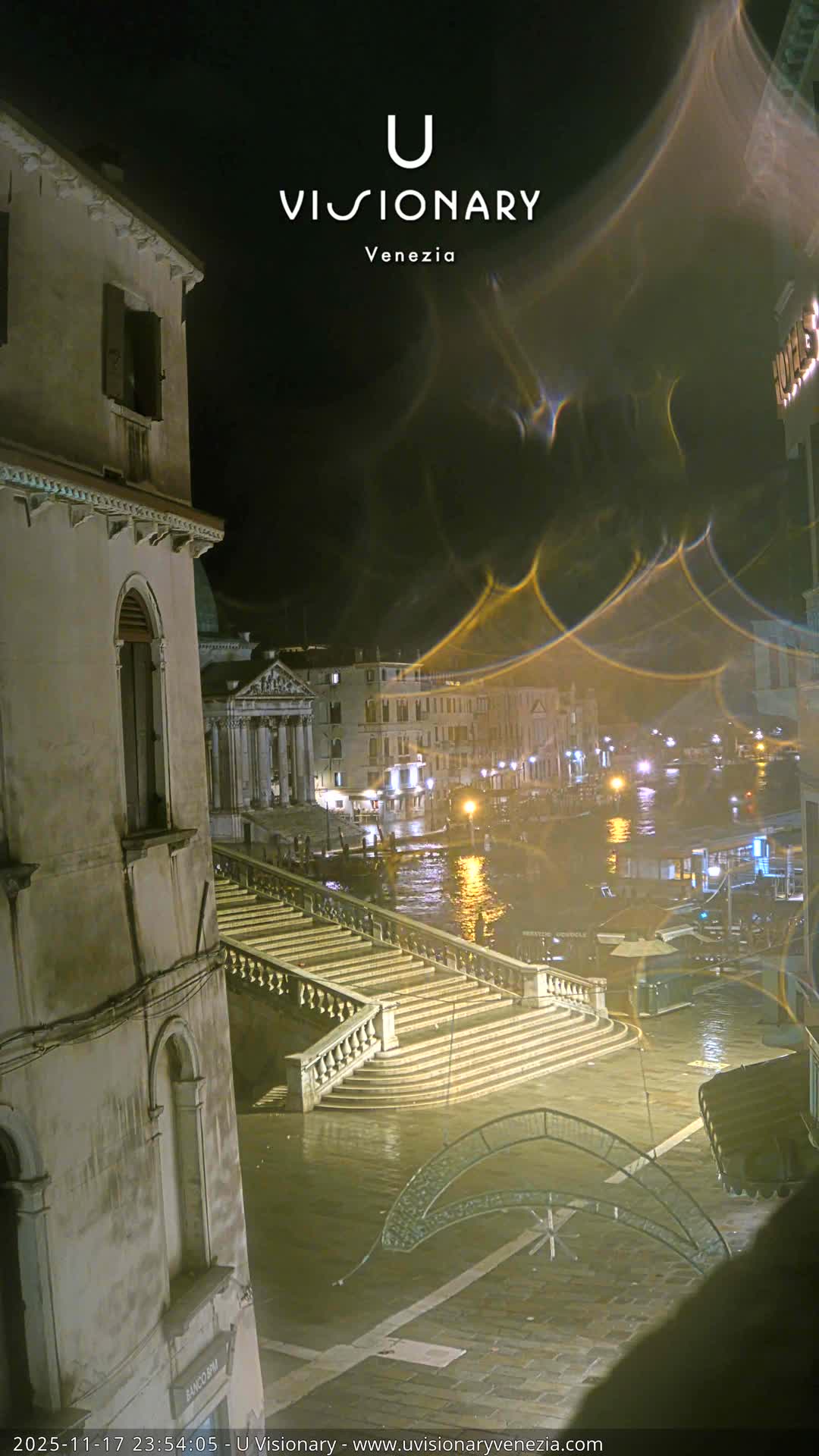 Venice, Ponte degli Scalzi Bridge & Chiesa di San Simeon Piccolo Church Live Cam - Venice, Veneto, Italy