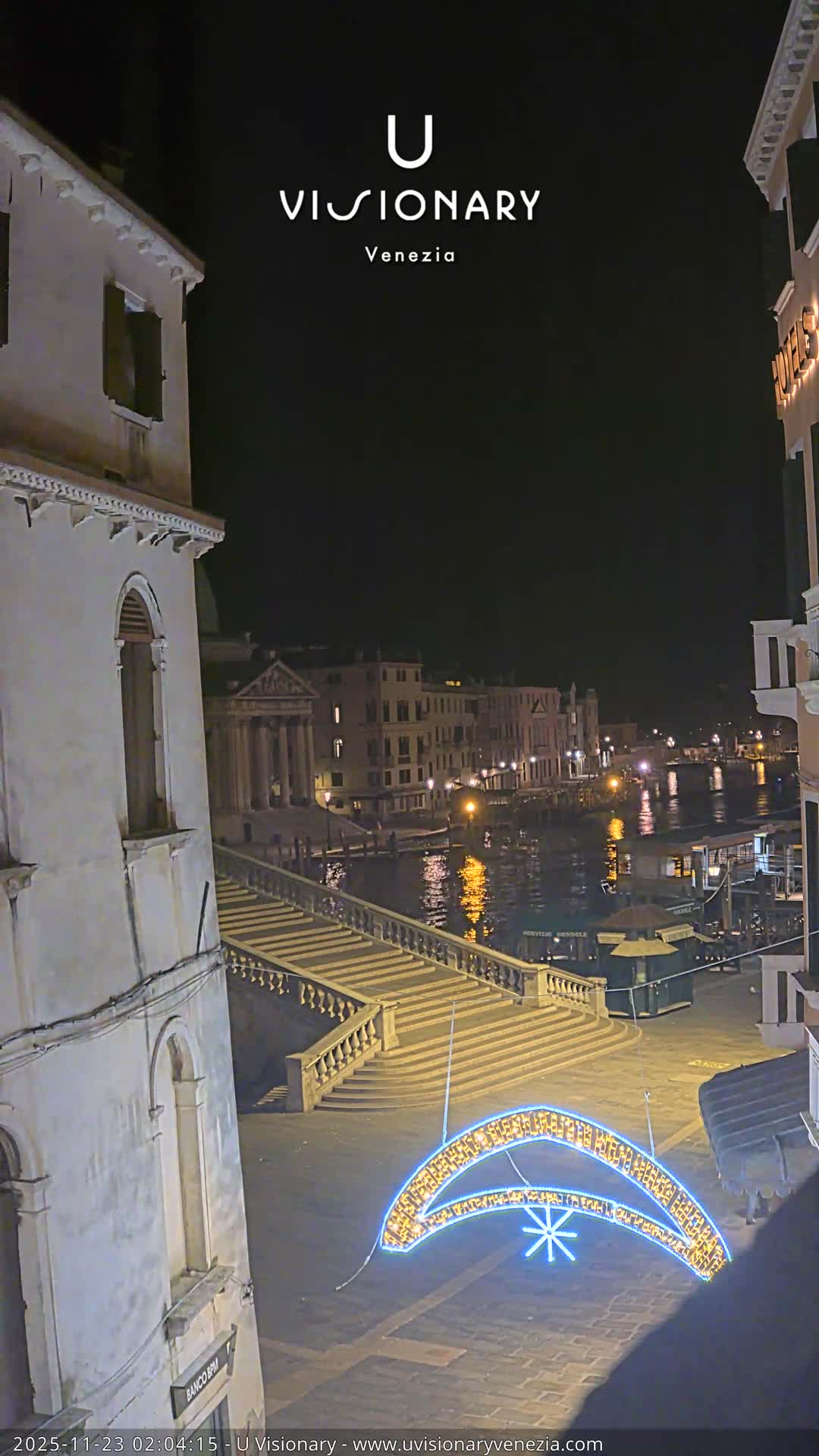 Venice, Ponte degli Scalzi Bridge & Chiesa di San Simeon Piccolo Church Live Cam - Venice, Veneto, Italy