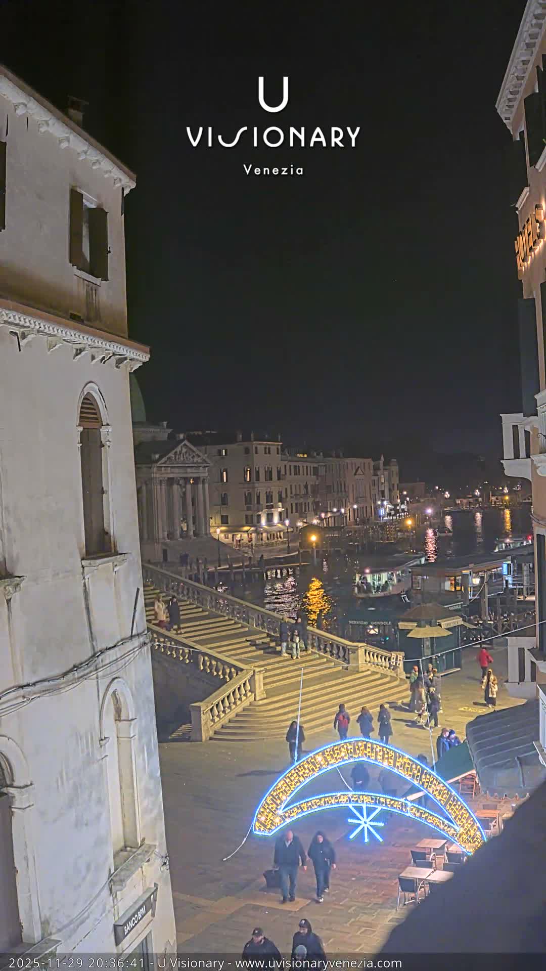 Venice, Ponte degli Scalzi Bridge & Chiesa di San Simeon Piccolo Church Live Cam - Venice, Veneto, Italy
