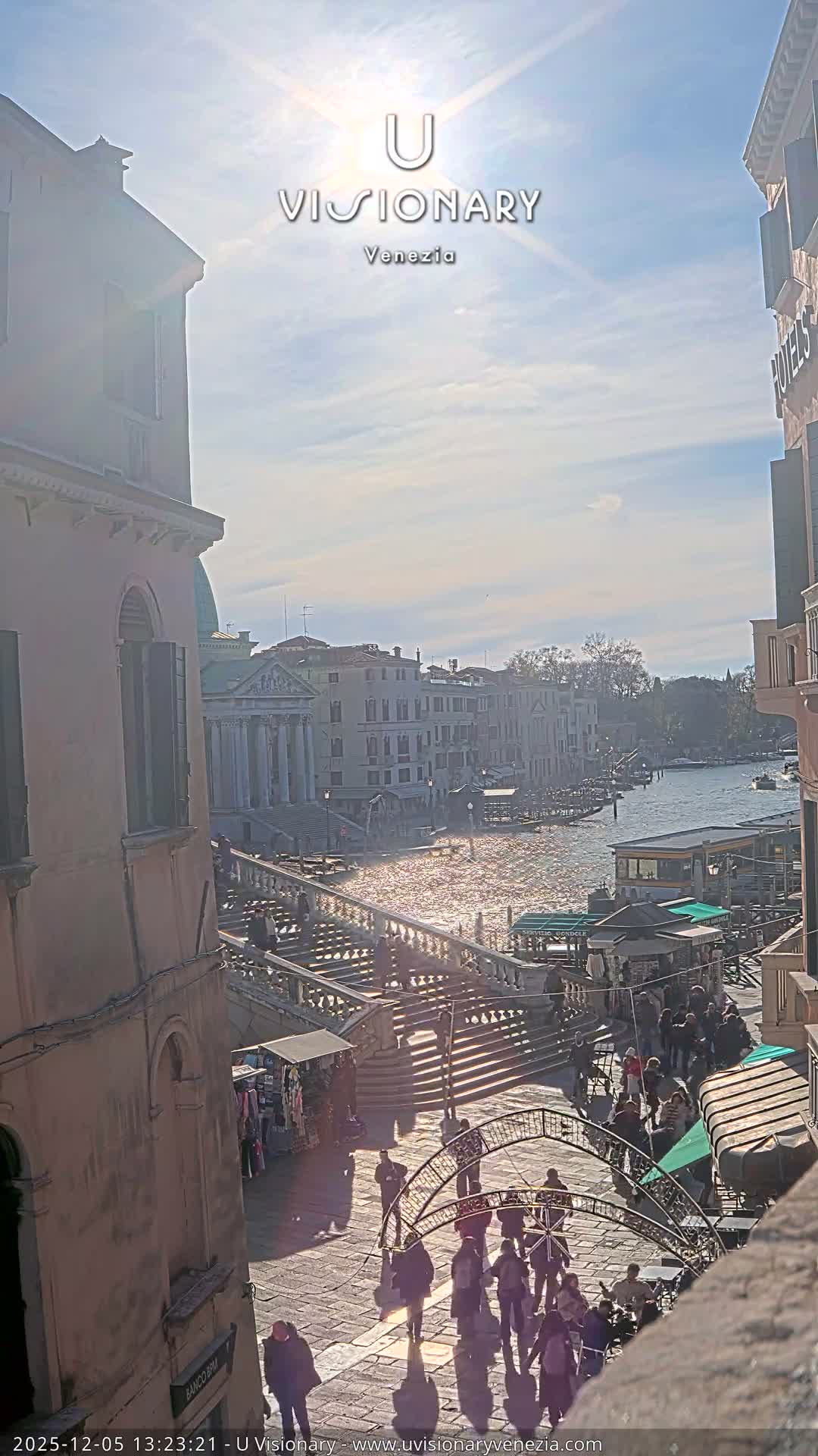 Venice, Ponte degli Scalzi Bridge & Chiesa di San Simeon Piccolo Church Live Cam - Venice, Veneto, Italy