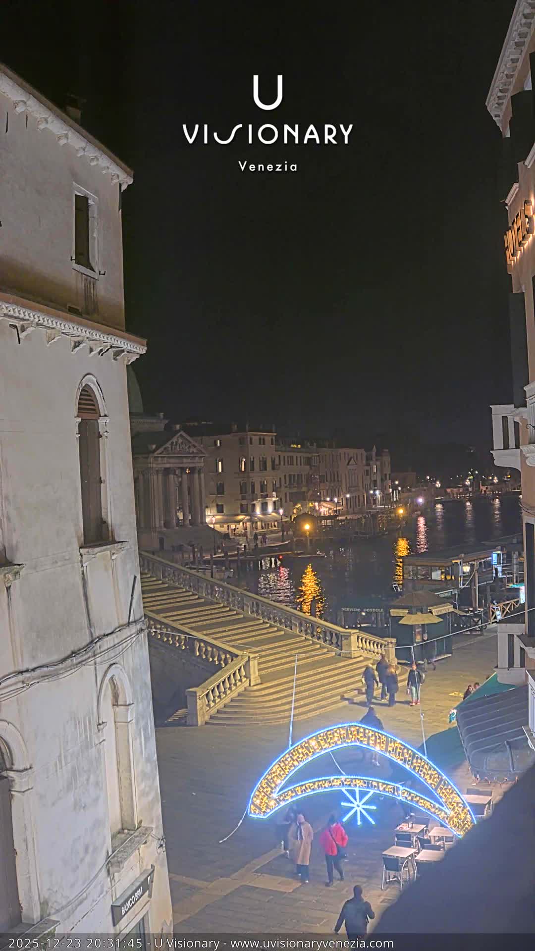 Venice, Ponte degli Scalzi Bridge & Chiesa di San Simeon Piccolo Church Live Cam - Venice, Veneto, Italy