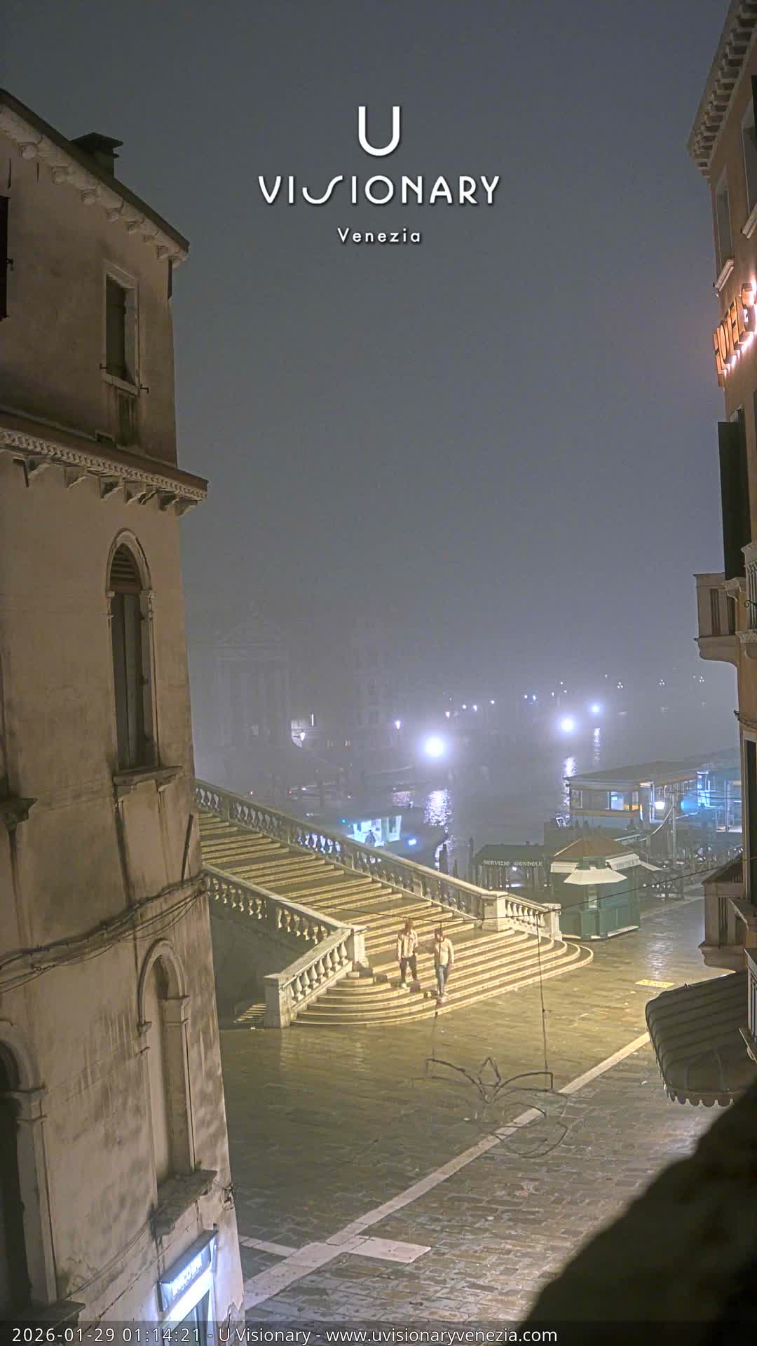 Venice, Ponte degli Scalzi Bridge & Chiesa di San Simeon Piccolo Church Live Cam - Venice, Veneto, Italy