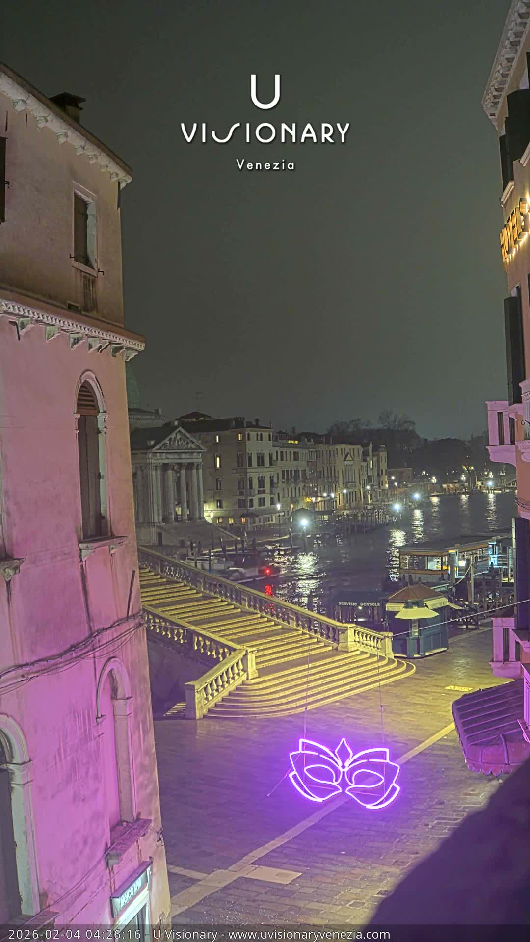 Venice, Ponte degli Scalzi Bridge & Chiesa di San Simeon Piccolo Church Live Cam - Venice, Veneto, Italy