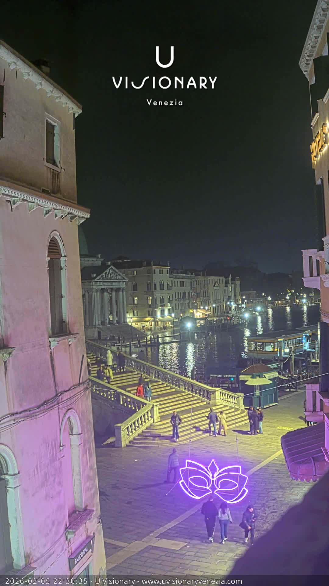 Venice, Ponte degli Scalzi Bridge & Chiesa di San Simeon Piccolo Church Live Cam - Venice, Veneto, Italy