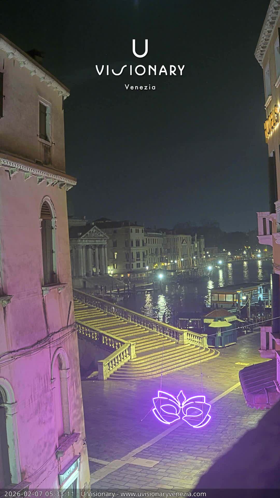 Venice, Ponte degli Scalzi Bridge & Chiesa di San Simeon Piccolo Church Live Cam - Venice, Veneto, Italy