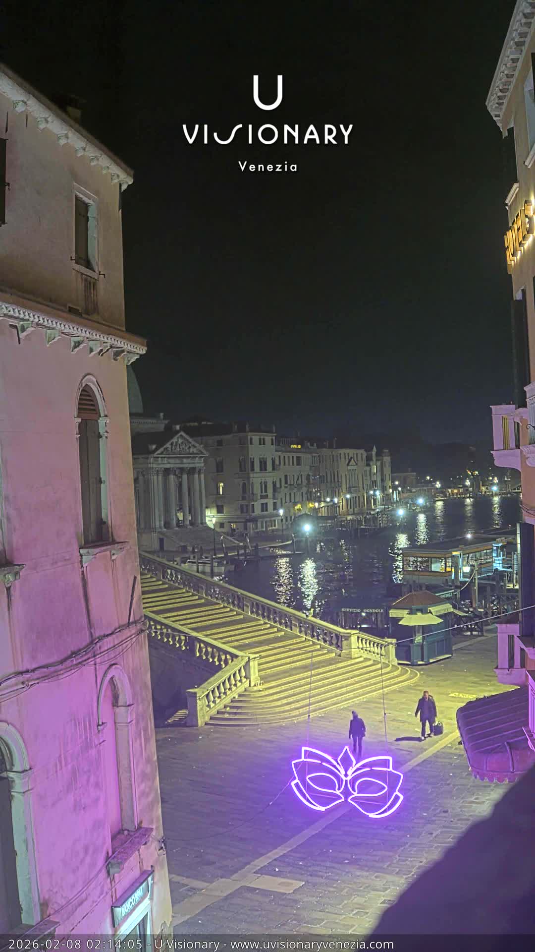Venice, Ponte degli Scalzi Bridge & Chiesa di San Simeon Piccolo Church Live Cam - Venice, Veneto, Italy