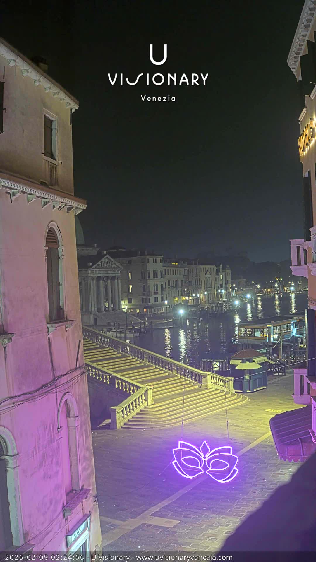 Venice, Ponte degli Scalzi Bridge & Chiesa di San Simeon Piccolo Church Live Cam - Venice, Veneto, Italy