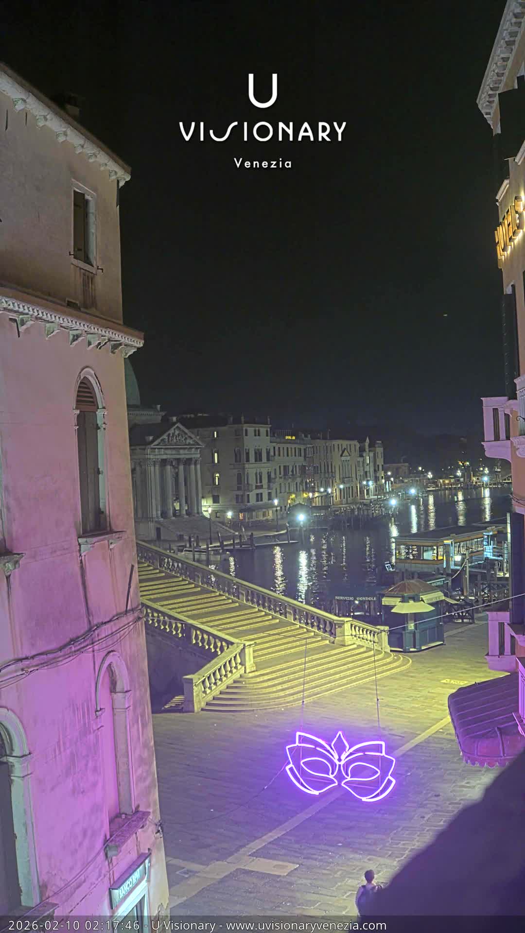 Venice, Ponte degli Scalzi Bridge & Chiesa di San Simeon Piccolo Church Live Cam - Venice, Veneto, Italy