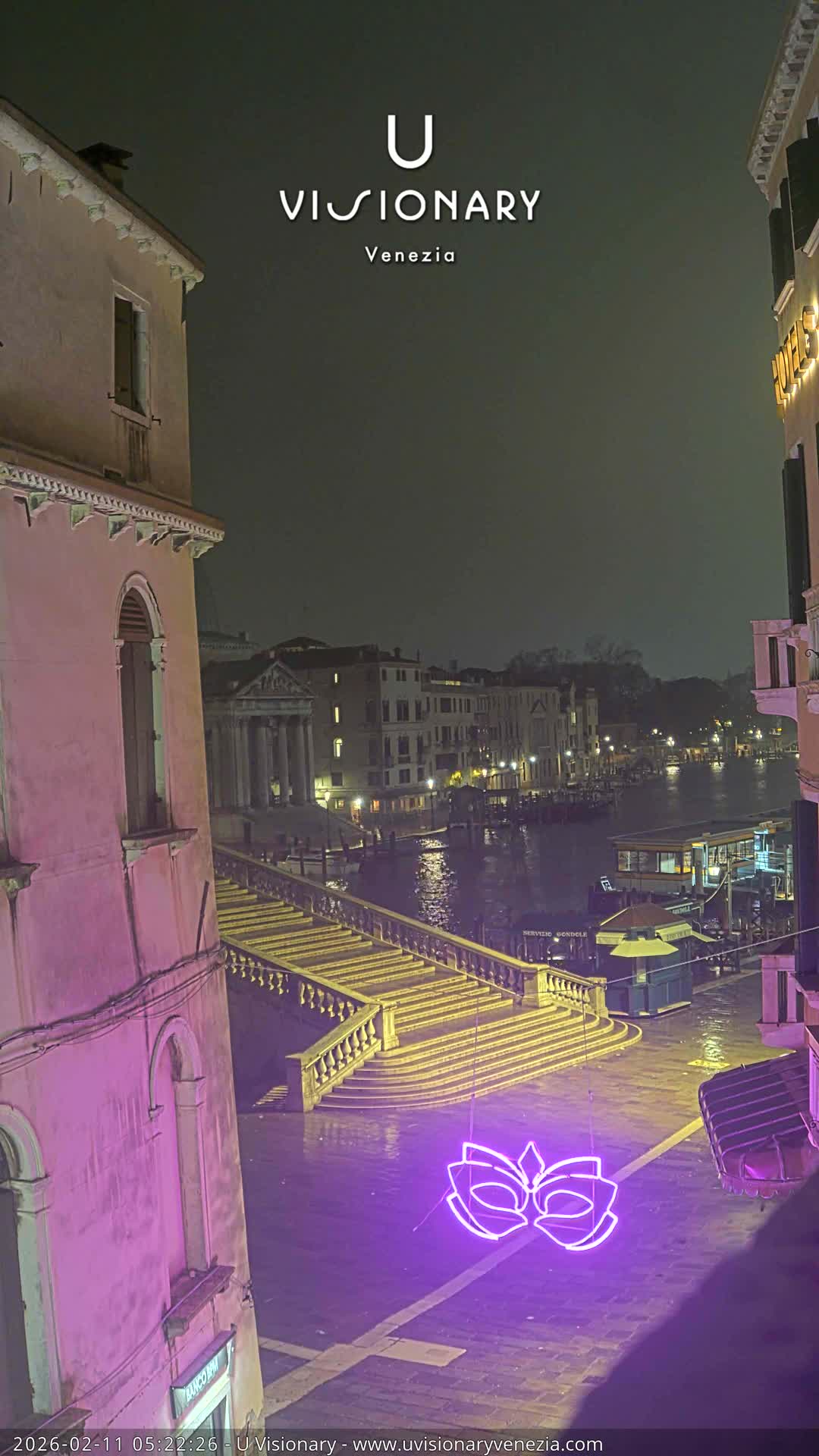 Venice, Ponte degli Scalzi Bridge & Chiesa di San Simeon Piccolo Church Live Cam - Venice, Veneto, Italy