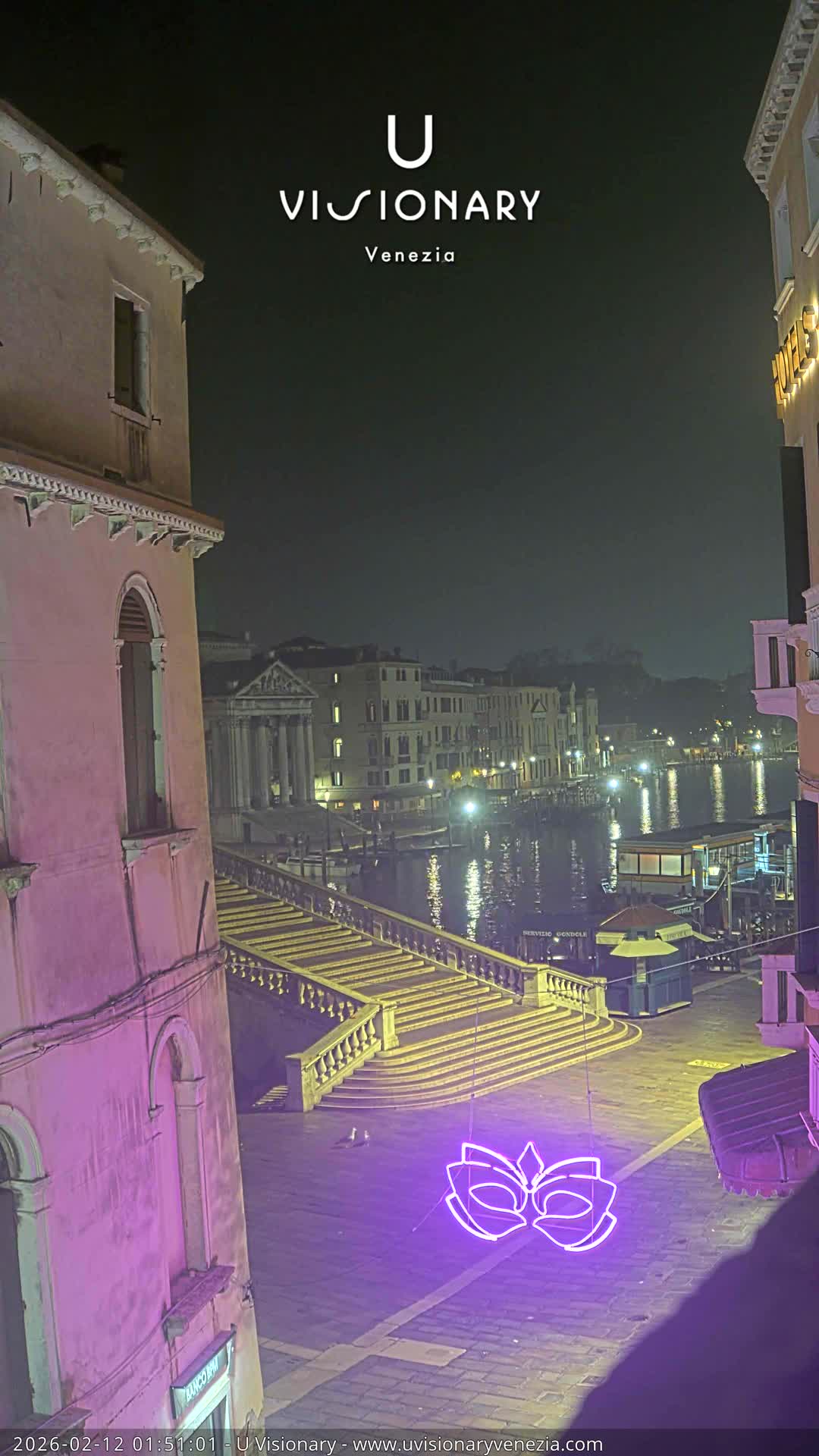 Venice, Ponte degli Scalzi Bridge & Chiesa di San Simeon Piccolo Church Live Cam - Venice, Veneto, Italy