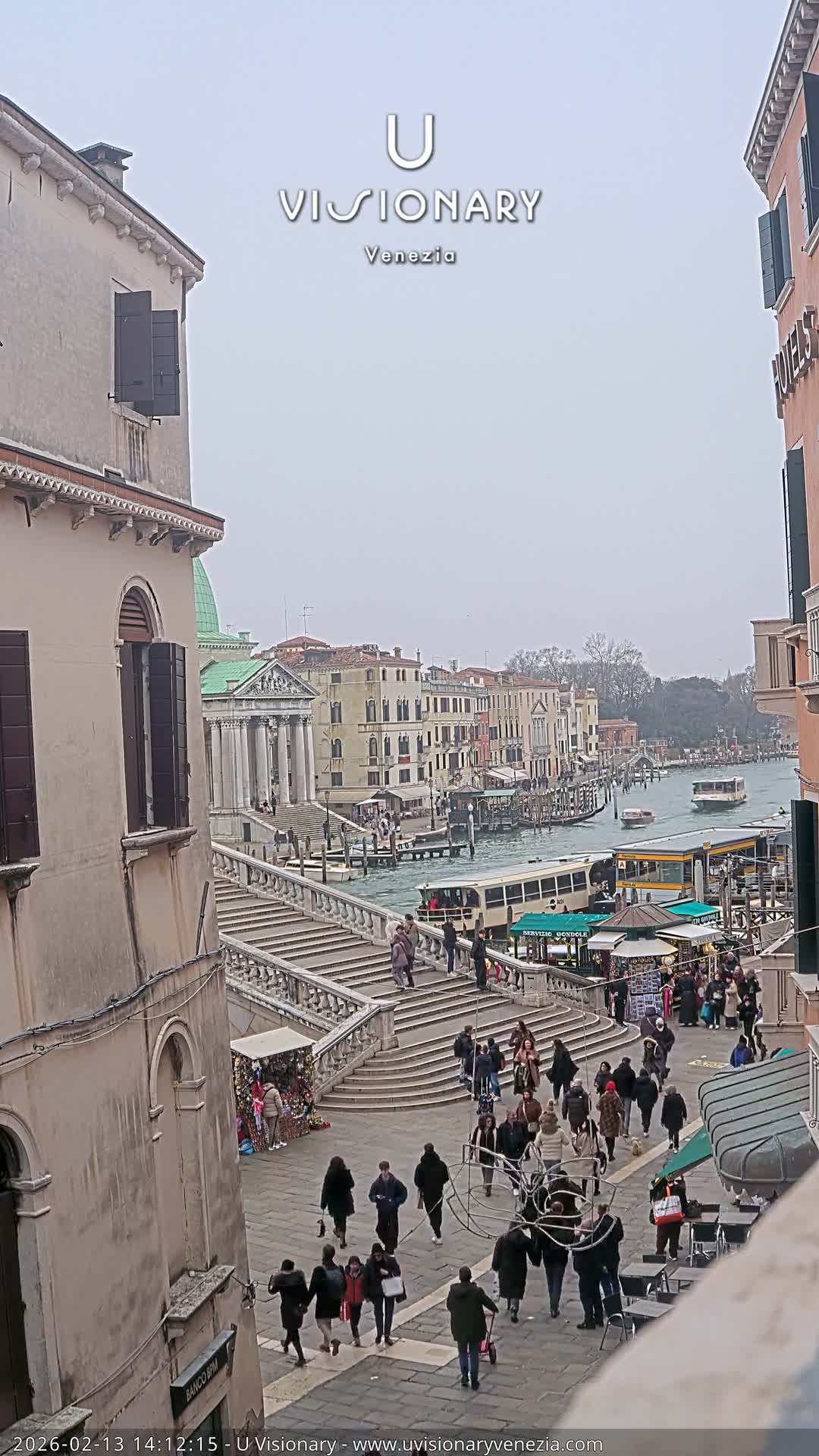 Venice, Ponte degli Scalzi Bridge & Chiesa di San Simeon Piccolo Church Live Cam - Venice, Veneto, Italy