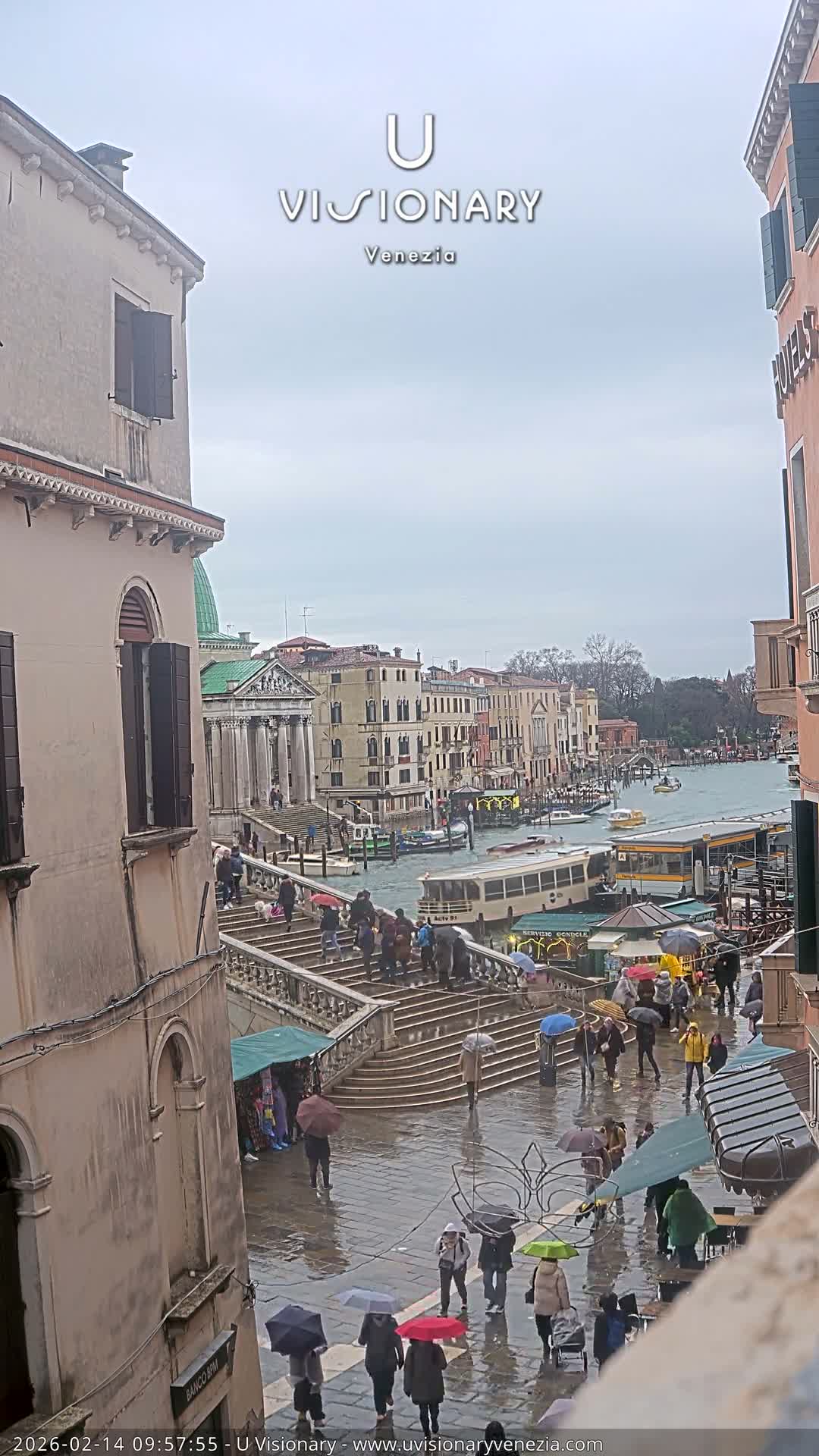 Venice, Ponte degli Scalzi Bridge & Chiesa di San Simeon Piccolo Church Live Cam - Venice, Veneto, Italy