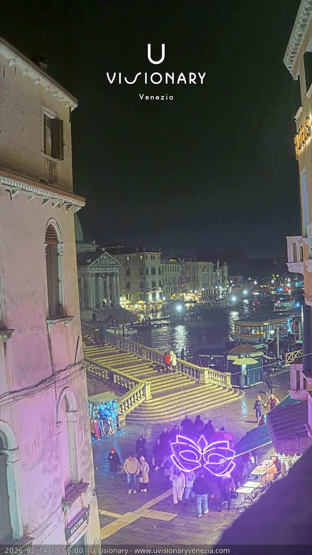 Venice, Ponte degli Scalzi Bridge & Chiesa di San Simeon Piccolo Church Live Cam - Venice, Veneto, Italy
