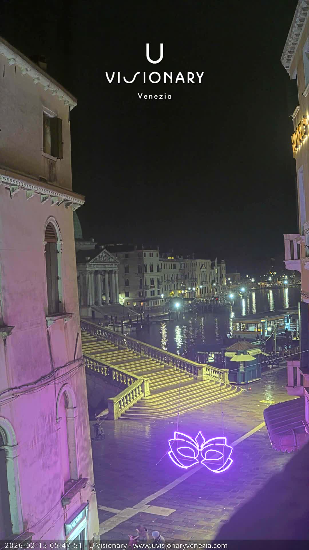 Venice, Ponte degli Scalzi Bridge & Chiesa di San Simeon Piccolo Church Live Cam - Venice, Veneto, Italy