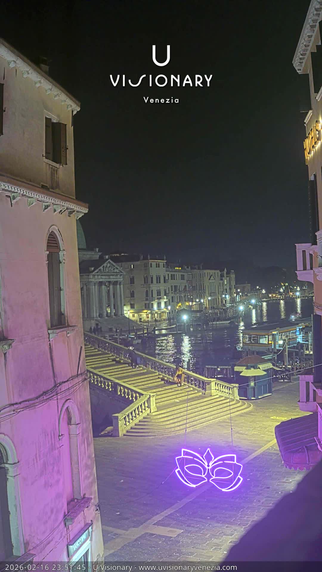 Venice, Ponte degli Scalzi Bridge & Chiesa di San Simeon Piccolo Church Live Cam - Venice, Veneto, Italy
