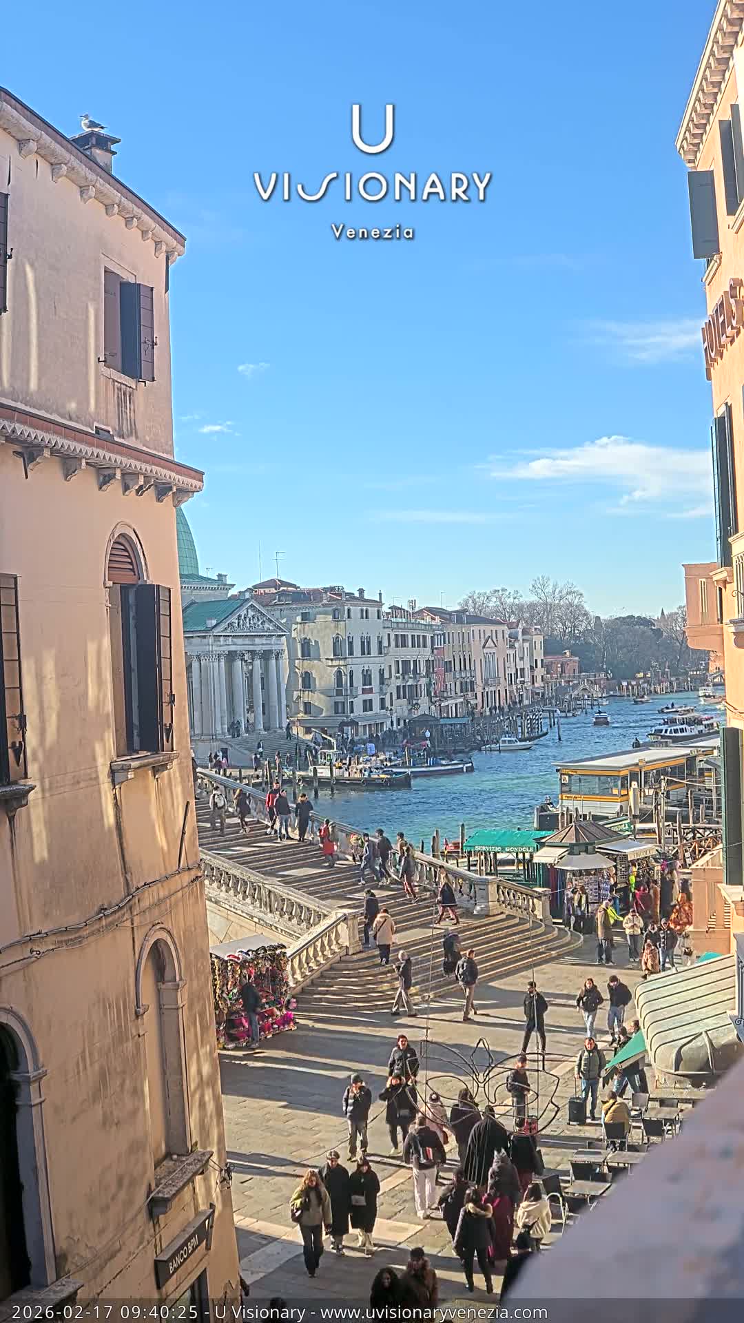 Venice, Ponte degli Scalzi Bridge & Chiesa di San Simeon Piccolo Church Live Cam - Venice, Veneto, Italy