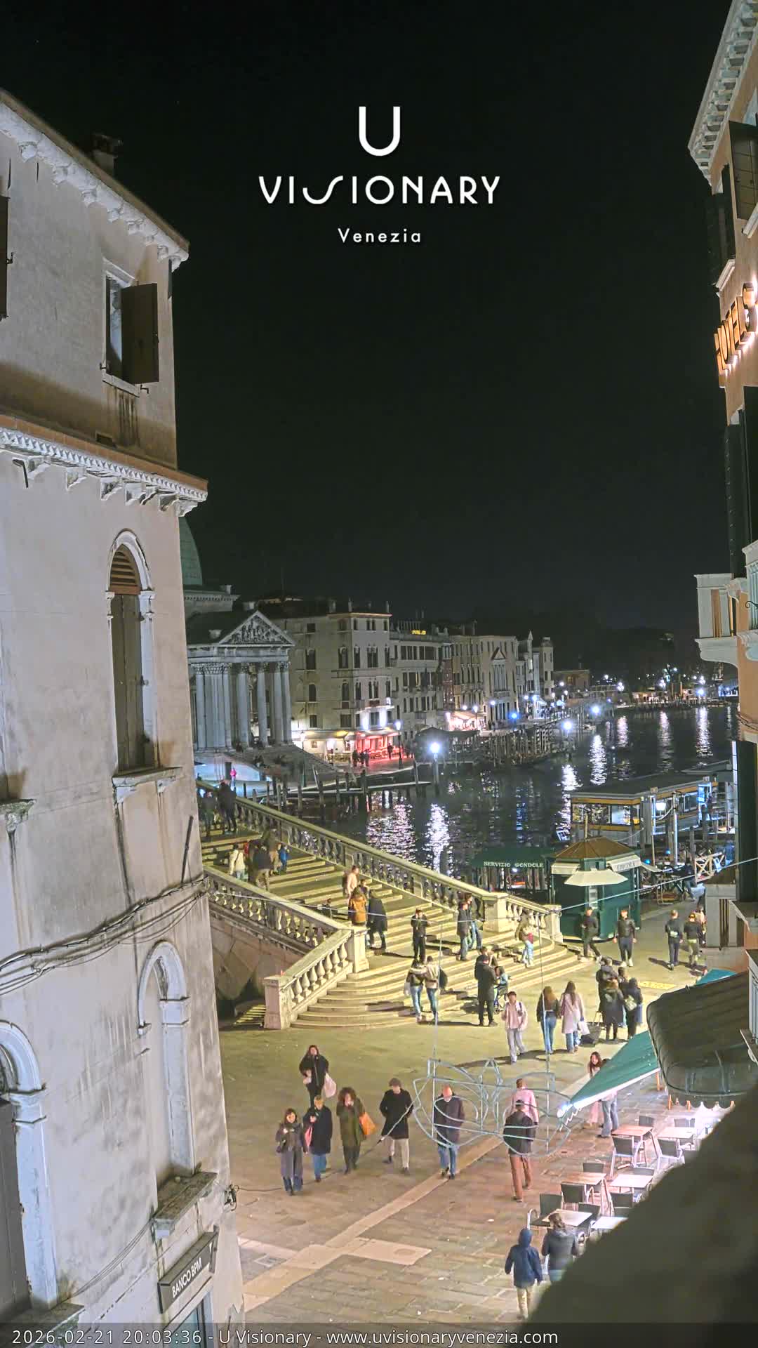 Venice, Ponte degli Scalzi Bridge & Chiesa di San Simeon Piccolo Church Live Cam - Venice, Veneto, Italy