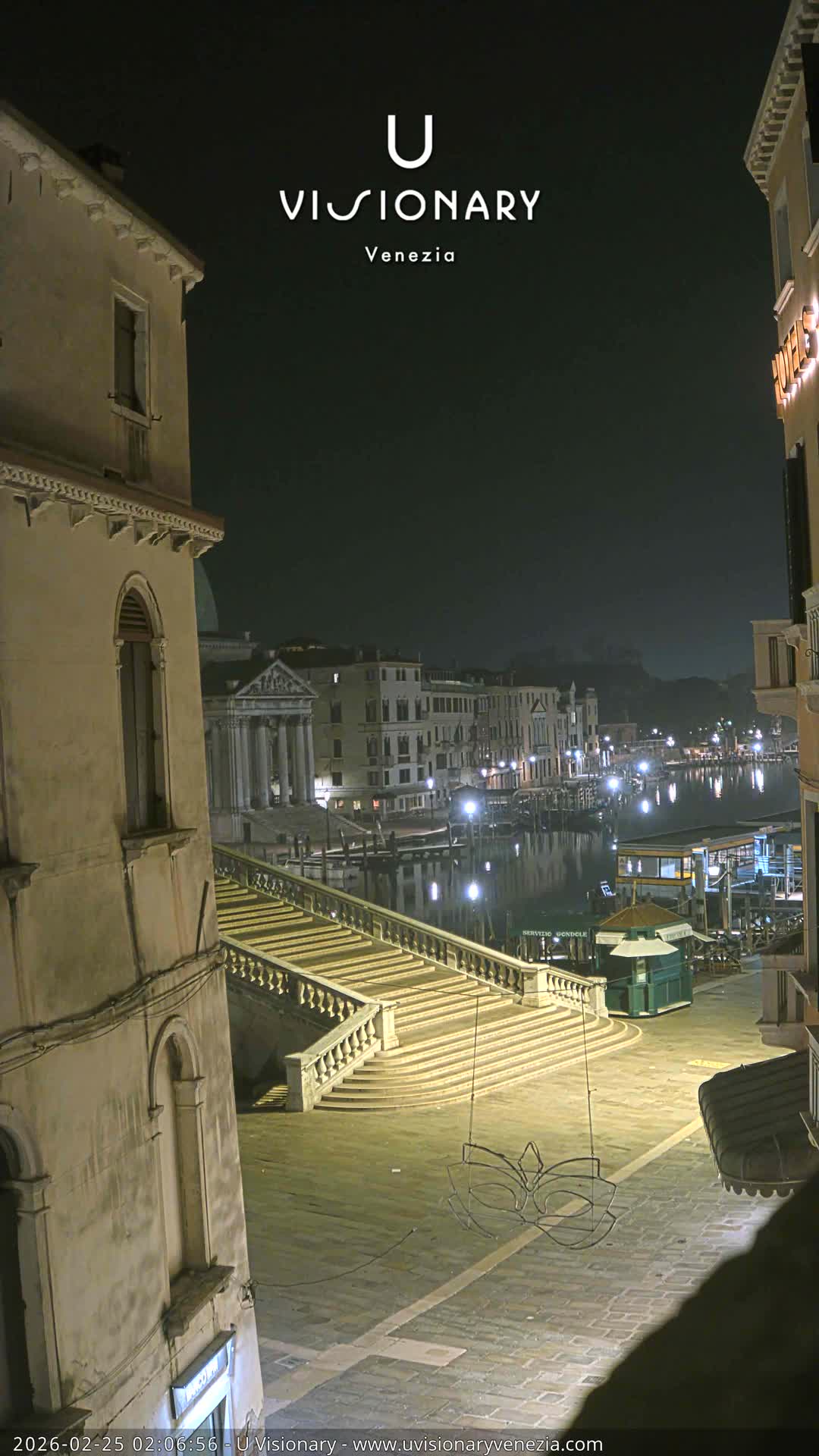 Venice, Ponte degli Scalzi Bridge & Chiesa di San Simeon Piccolo Church Live Cam - Venice, Veneto, Italy