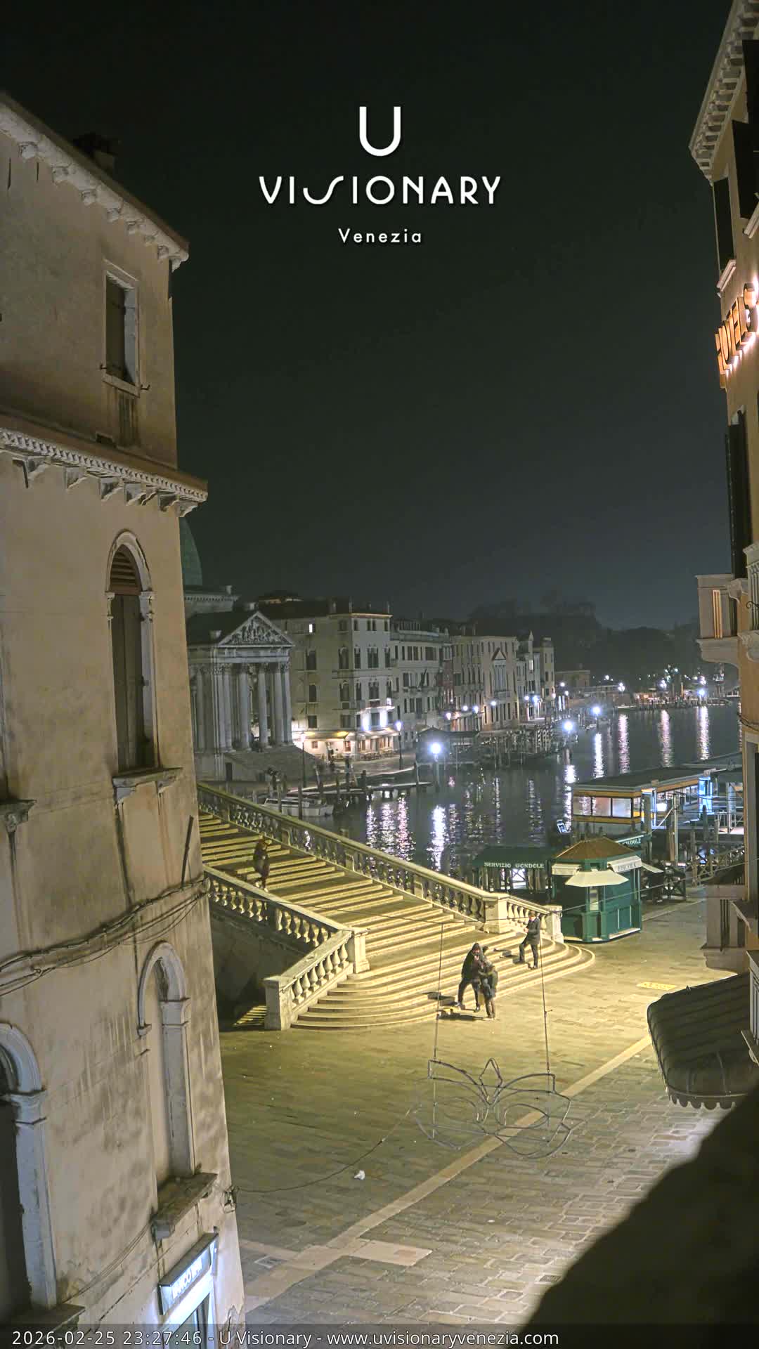 Venice, Ponte degli Scalzi Bridge & Chiesa di San Simeon Piccolo Church Live Cam - Venice, Veneto, Italy