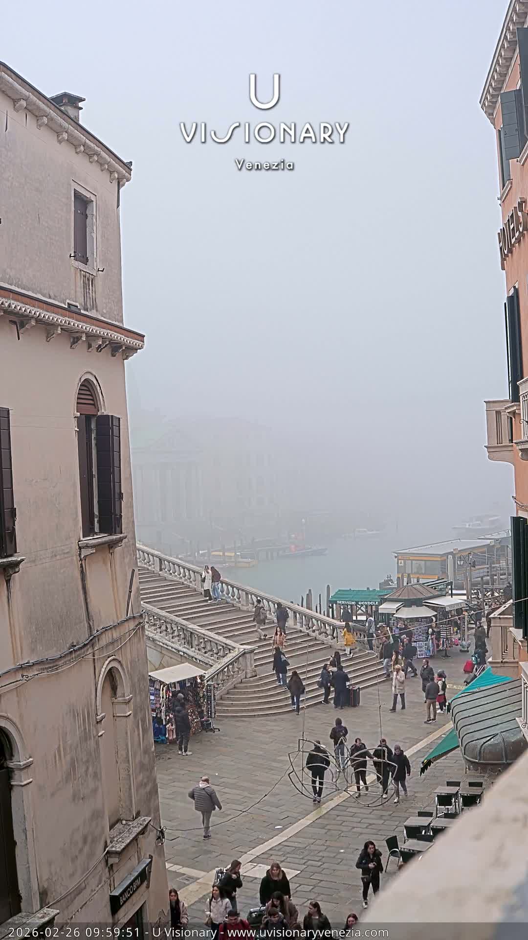 Venice, Ponte degli Scalzi Bridge & Chiesa di San Simeon Piccolo Church Live Cam - Venice, Veneto, Italy