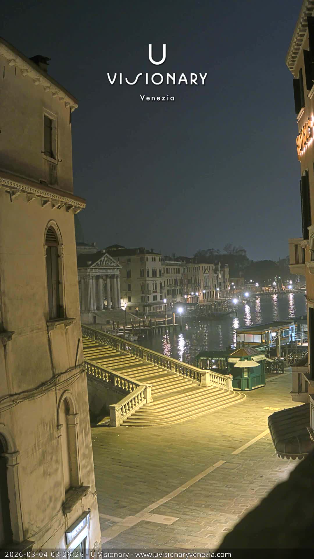 Venice, Ponte degli Scalzi Bridge & Chiesa di San Simeon Piccolo Church Live Cam - Venice, Veneto, Italy