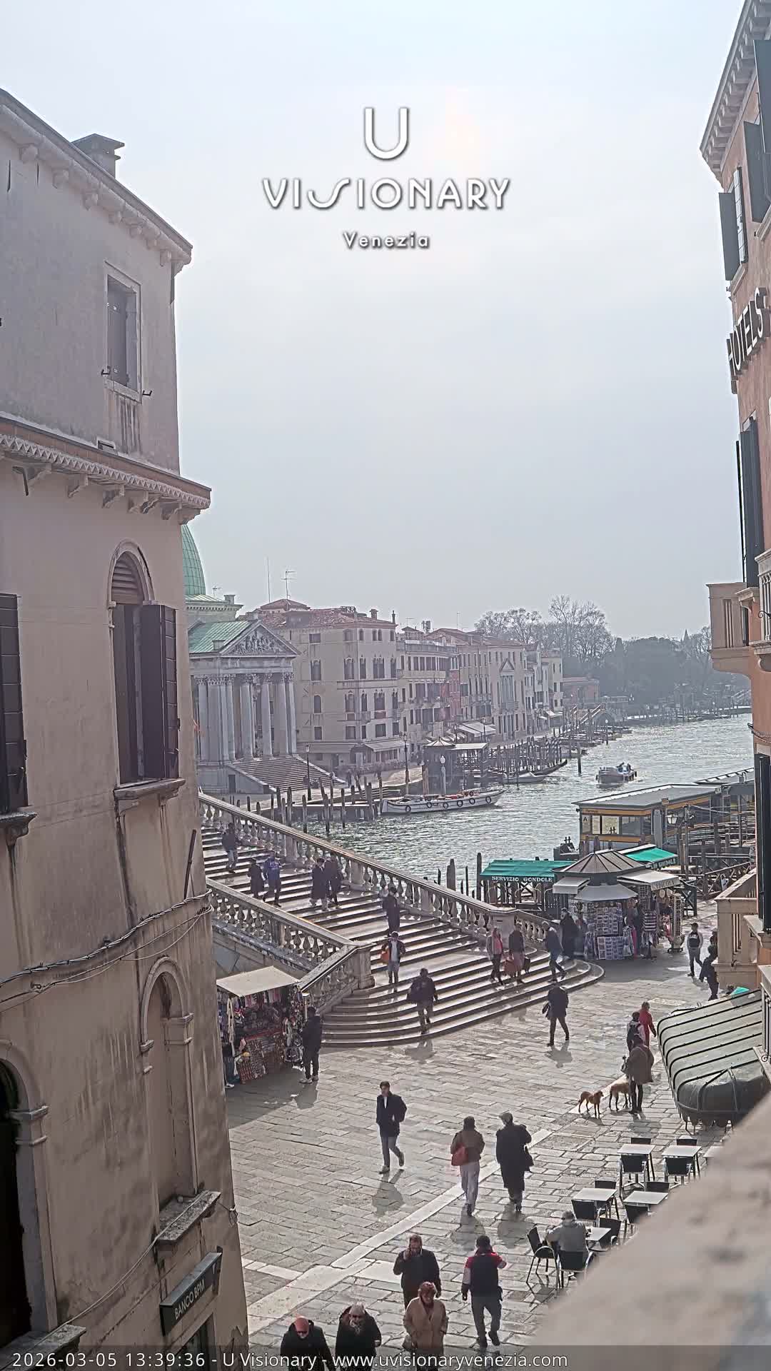 Venice, Ponte degli Scalzi Bridge & Chiesa di San Simeon Piccolo Church Live Cam - Venice, Veneto, Italy