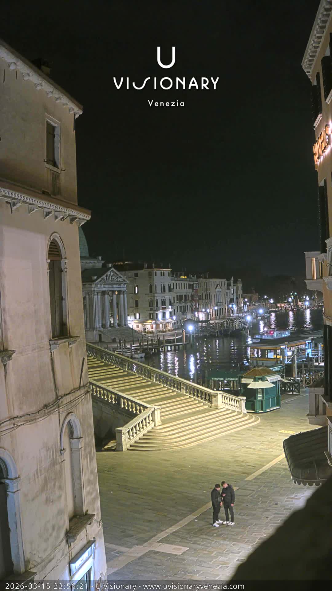 Venice, Ponte degli Scalzi Bridge & Chiesa di San Simeon Piccolo Church Live Cam - Venice, Veneto, Italy