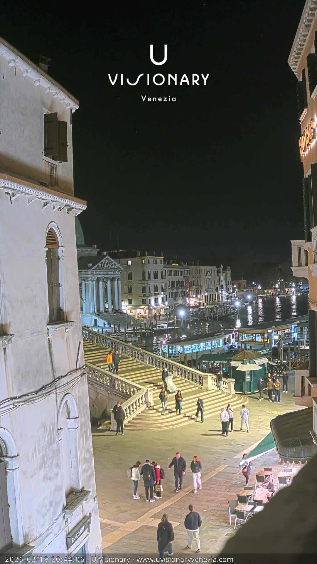 Venice, Ponte degli Scalzi Bridge & Chiesa di San Simeon Piccolo Church Live Cam - Venice, Veneto, Italy