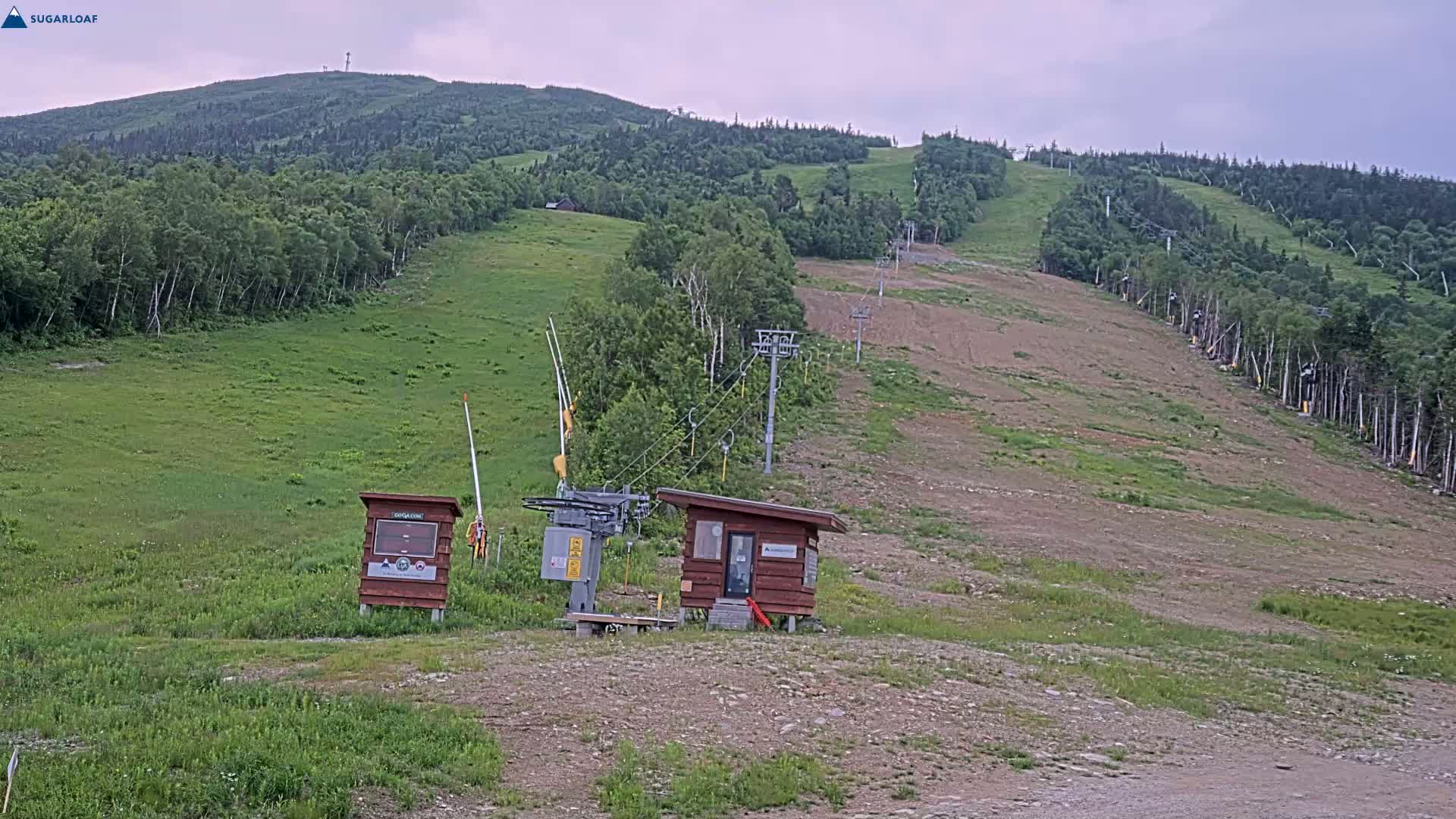 Sugarloaf Mountain Ski Slopes Live Cam -  Kingfield, Franklin, Maine, USA