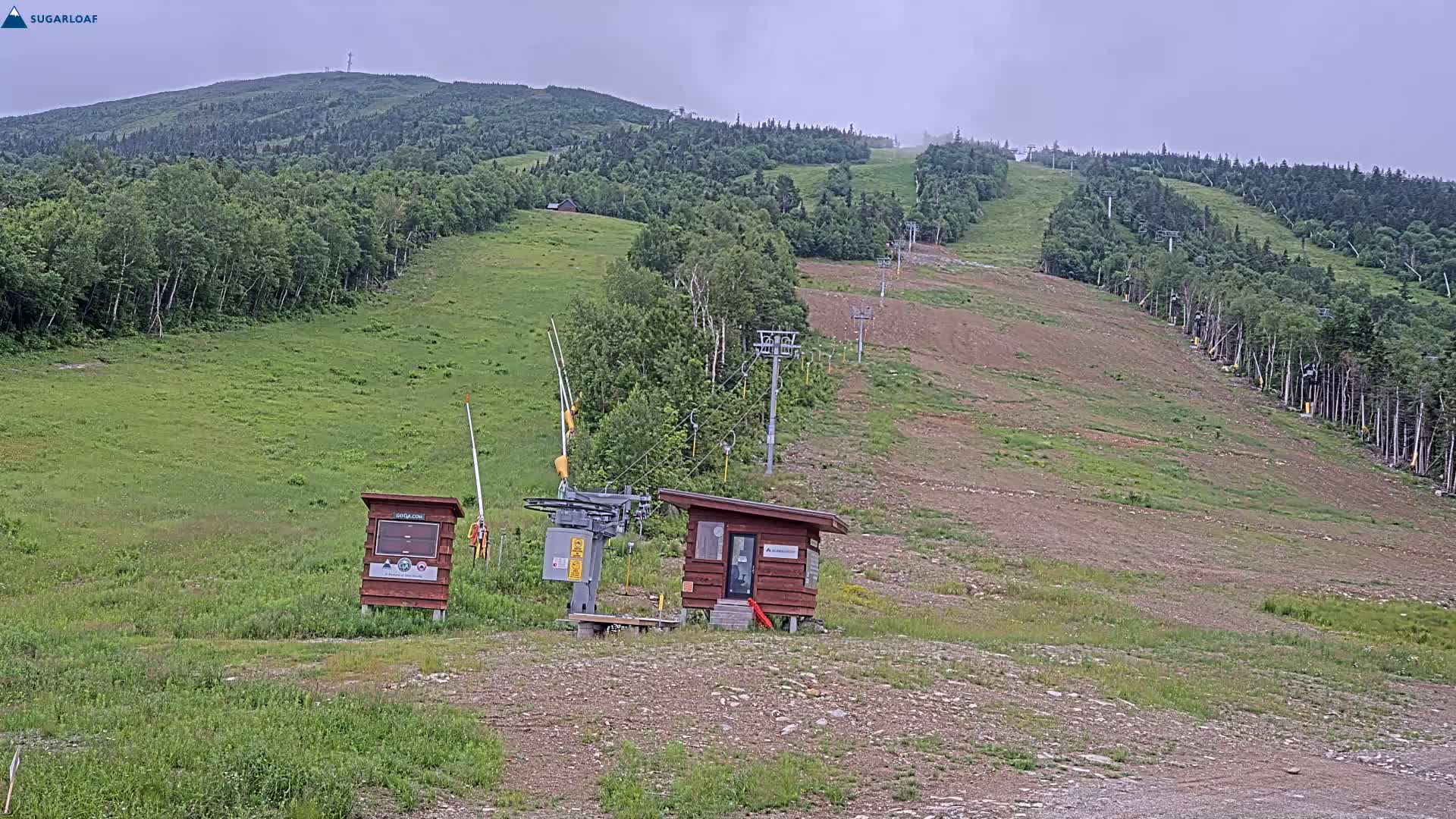 Sugarloaf Mountain Ski Slopes Live Cam -  Kingfield, Franklin, Maine, USA
