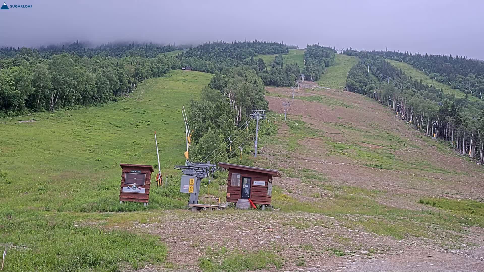 Sugarloaf Mountain Ski Slopes Live Cam -  Kingfield, Franklin, Maine, USA